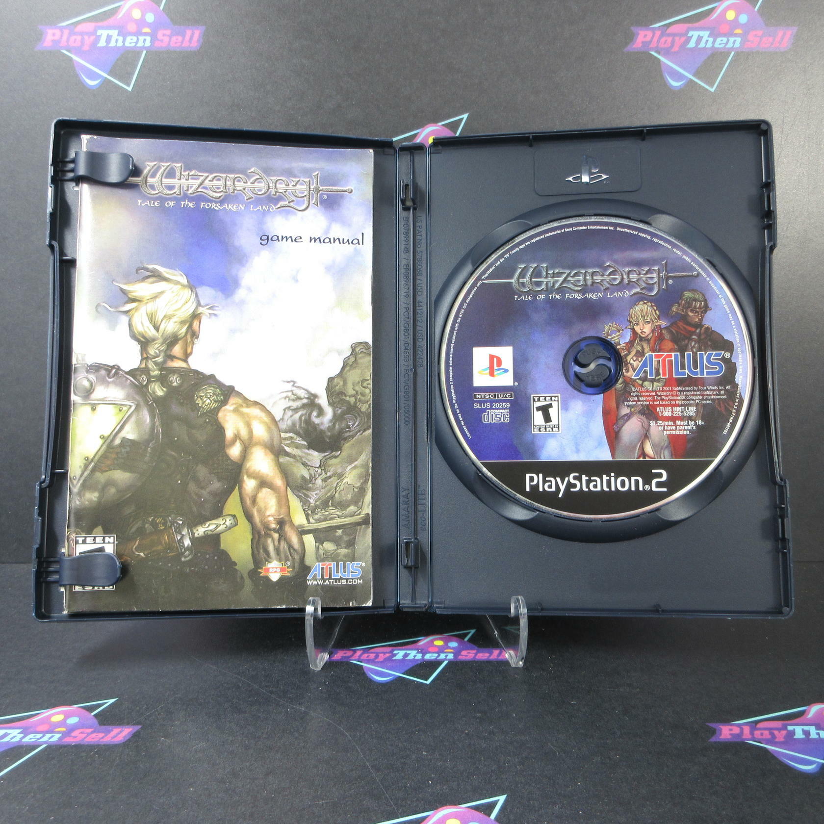 Wizardry The Forsaken Land PS2 PlayStation 2 - Like New