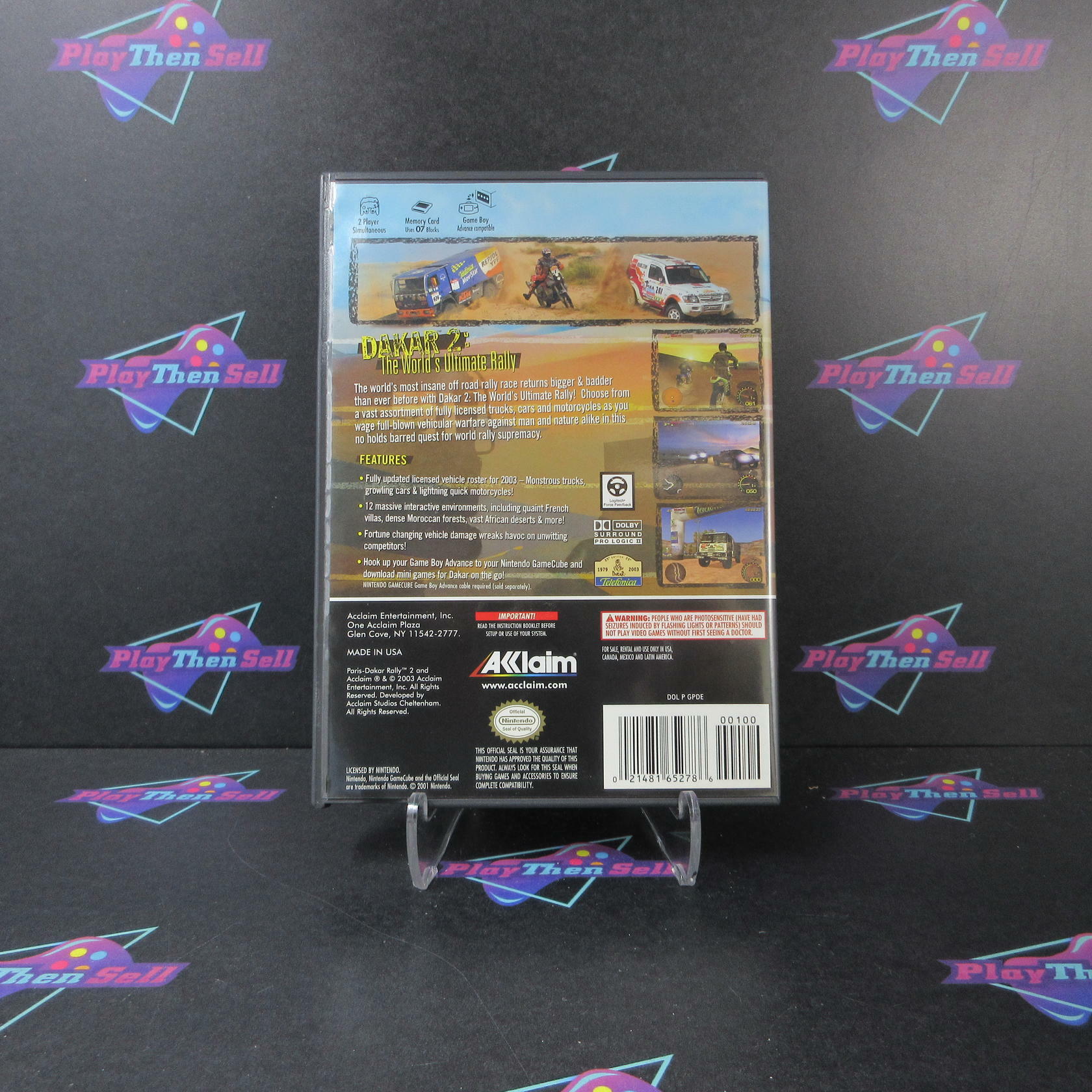 Dakar 2 The World's Ultimate Rally Nintendo Gamecube - Like New