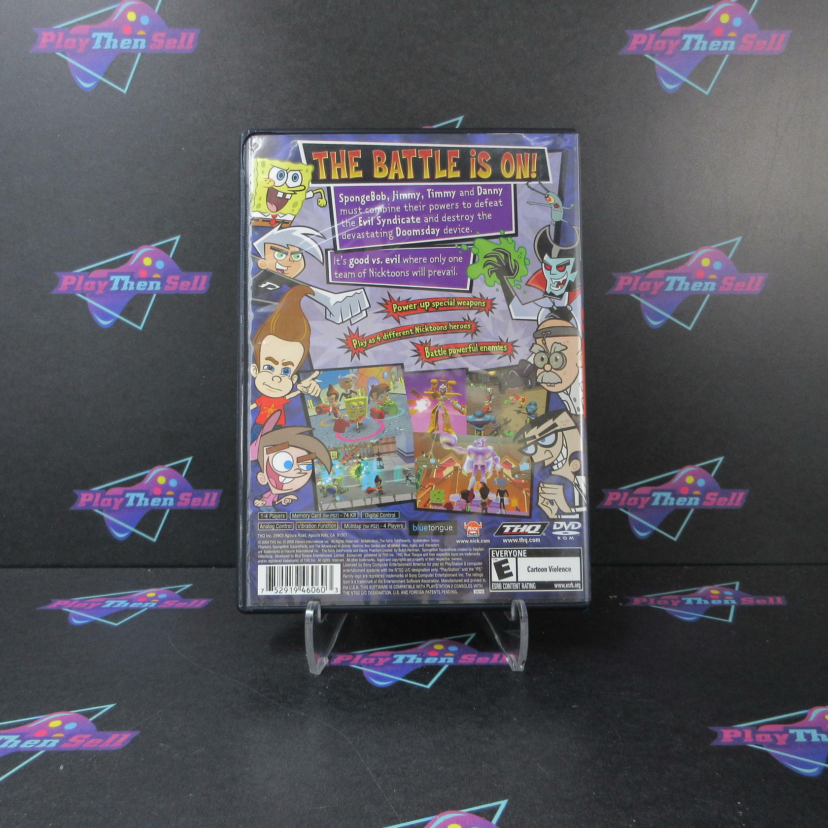 Nicktoons Unite! PS2 PlayStation 2 - Very Good