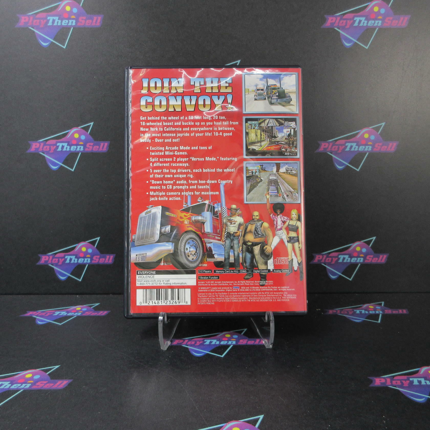 18 Wheeler American Pro Trucker PS2 PlayStation 2 - Very Good