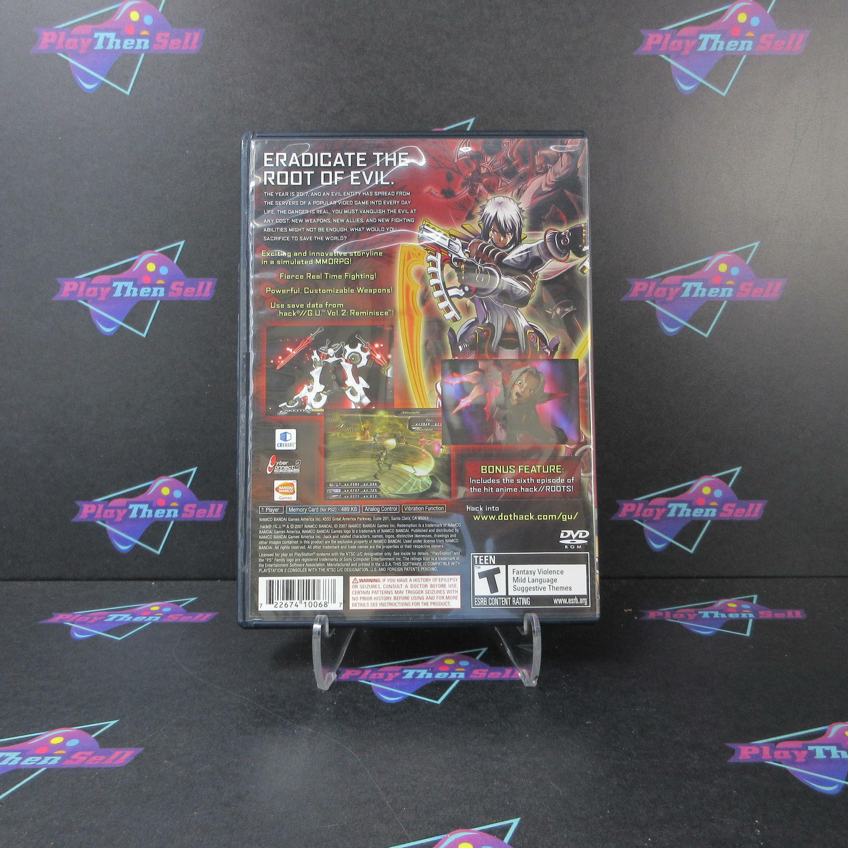 .hack//G.U. Vol.3 Redemption PS2 PlayStation 2 - Very Good