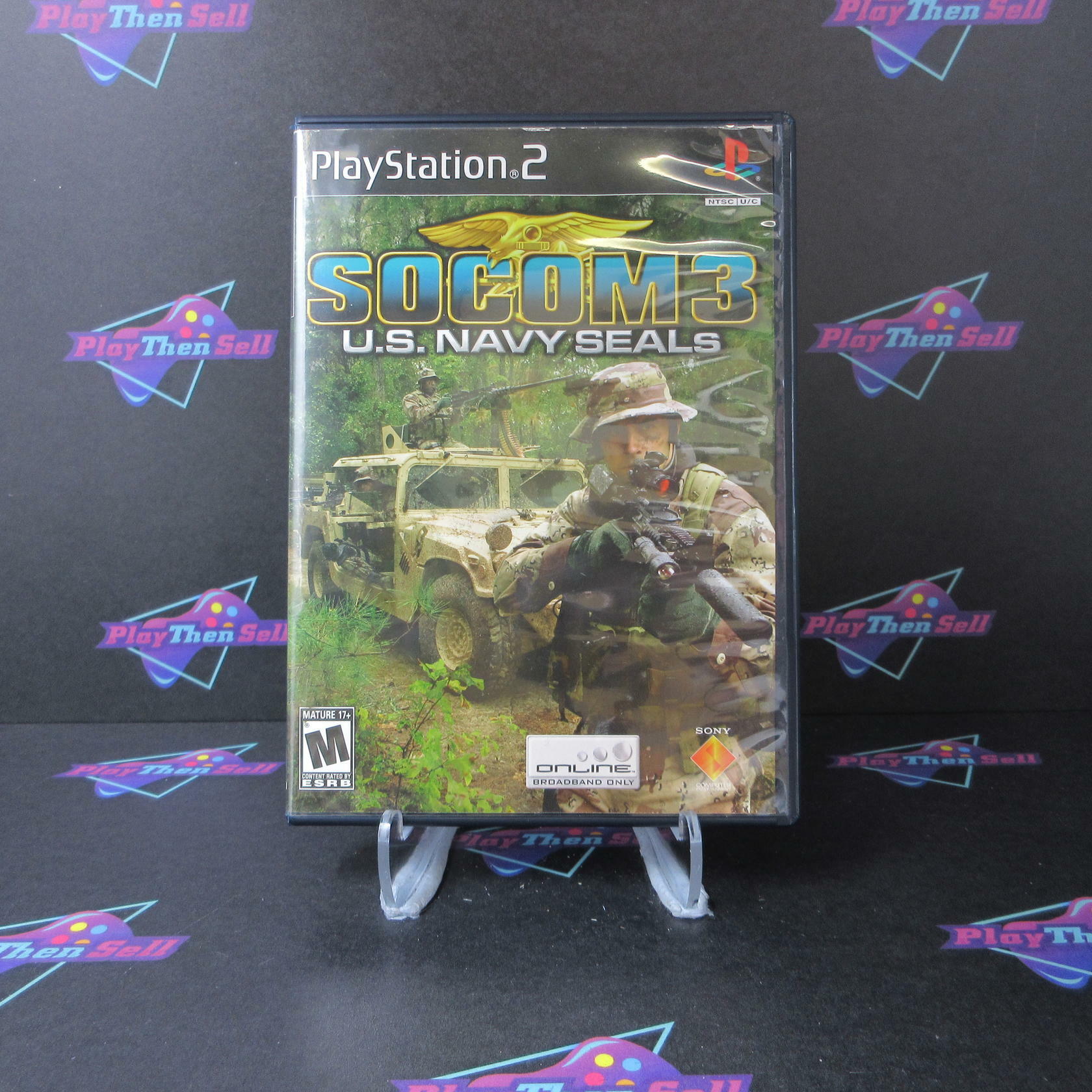 SOCOM 3 U.S. Navy Seals PS2 PlayStation 2 AD Complete CIB - Very Good