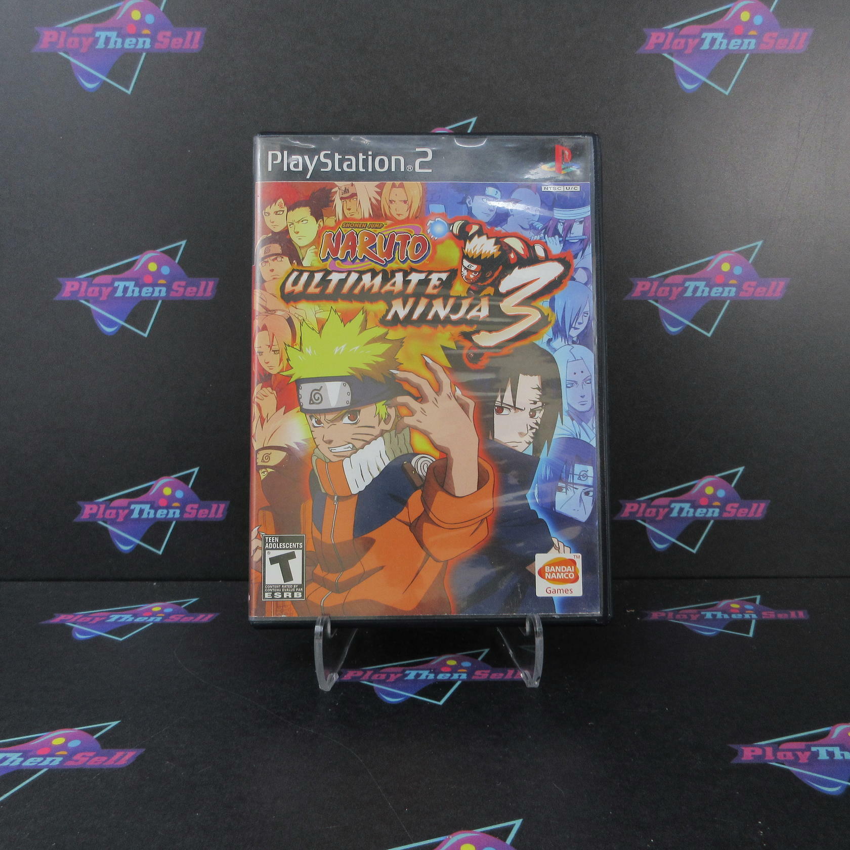 Naruto Ultimate Ninja 3 PS2 PlayStation 2 AD Complete CIB - Very Good