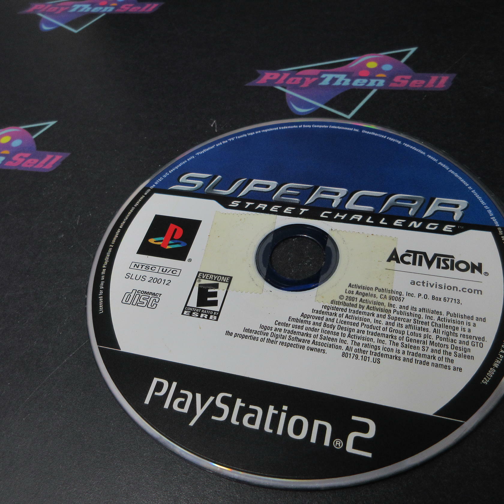 Supercar Street Challenge PS2 PlayStation 2 DD/NM - Very Good