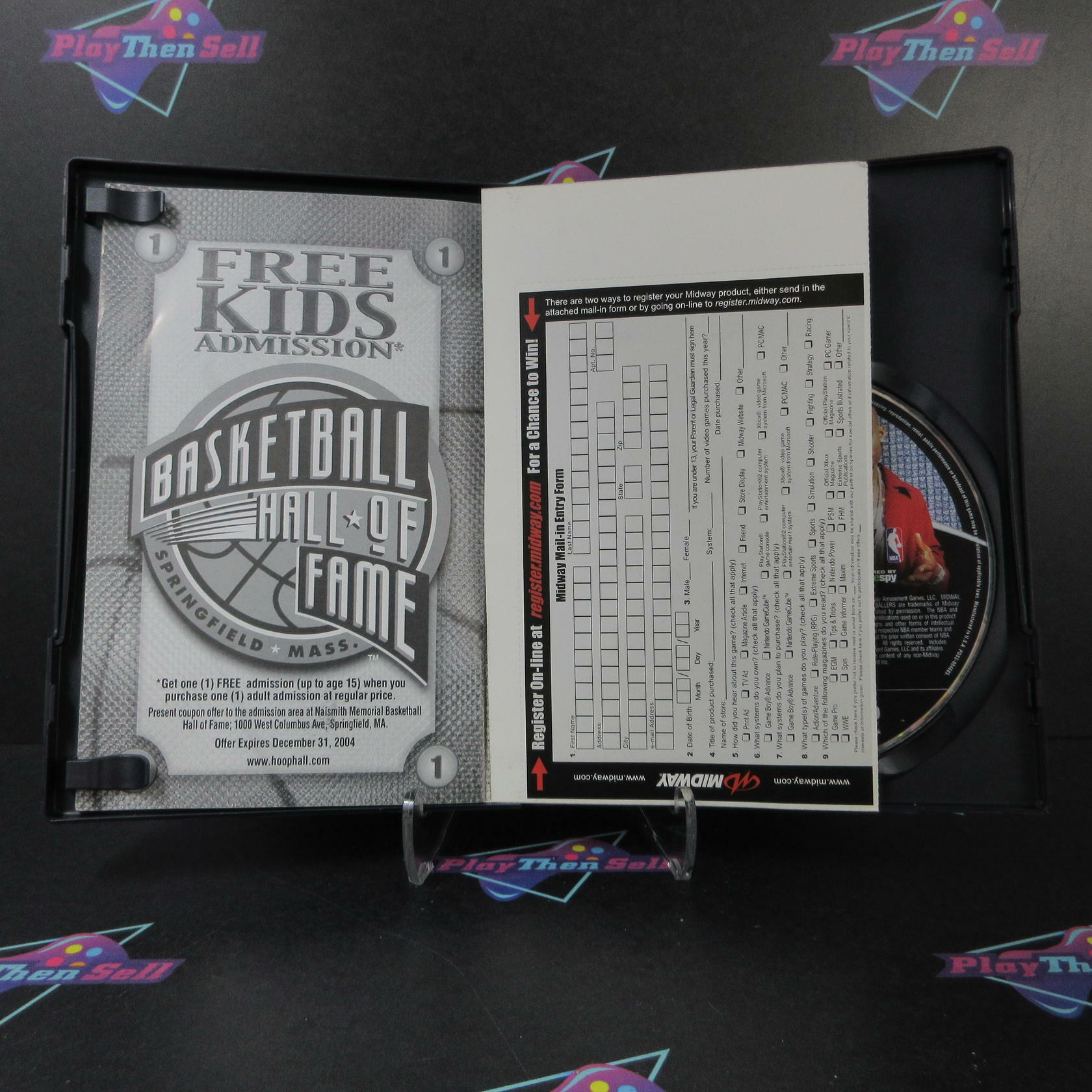 NBA Ballers + Reg Card PS2 PlayStation 2 AD/DD Complete CIB - Very Good