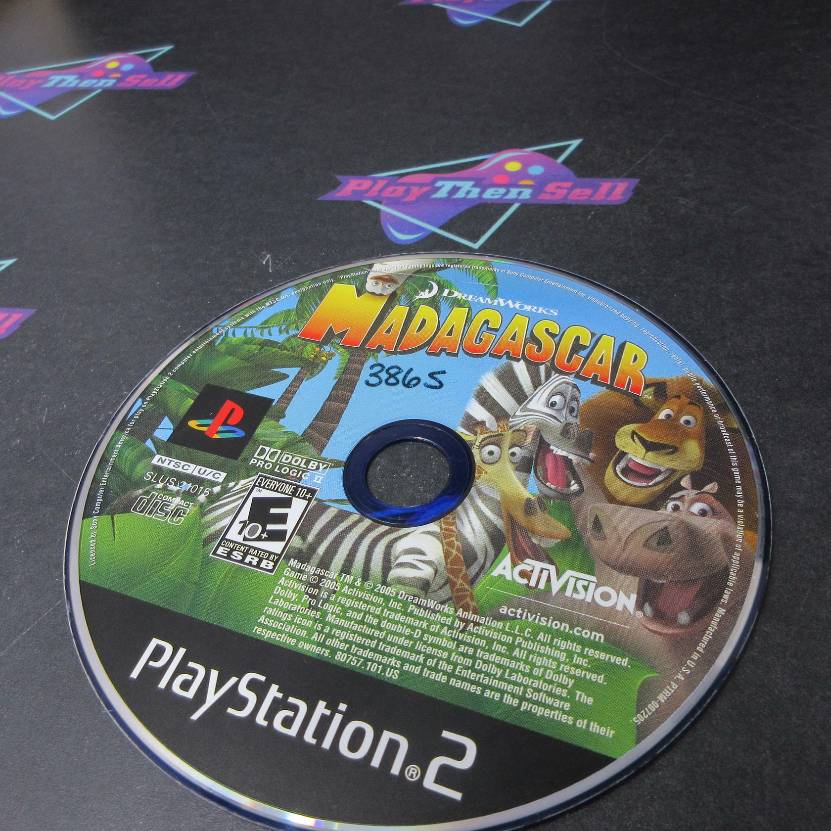 Madagascar PS2 PlayStation 2 AD/DD/NM - Very Good