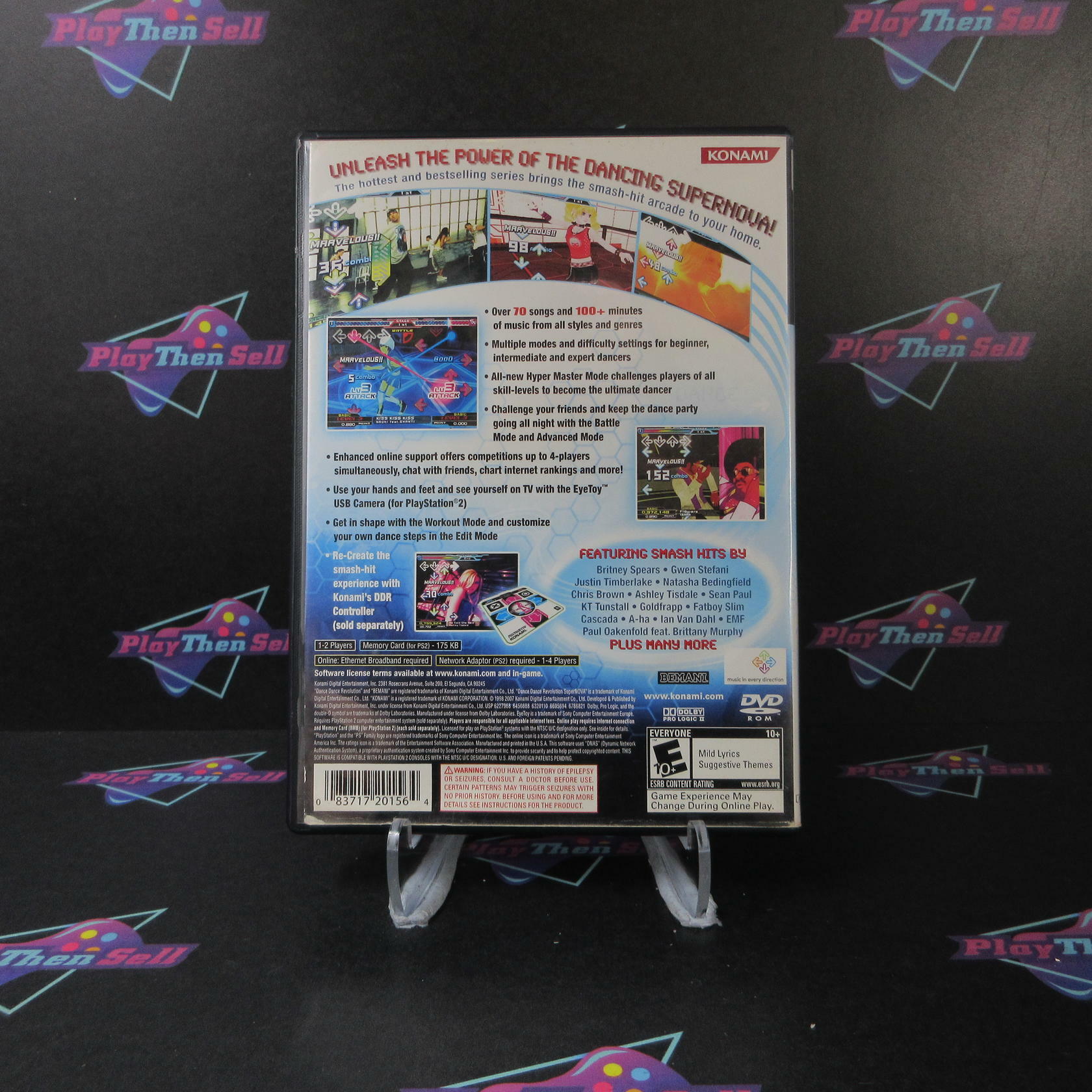 Dance Dance Revolution SuperNova 2 PS2 PlayStation 2 AD/NM - Very Good