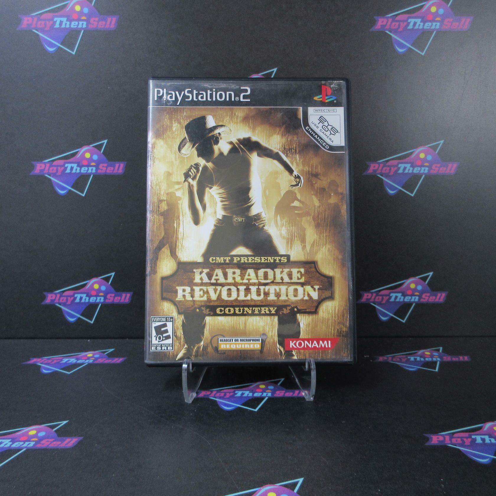 Karaoke Revolution Country PS2  PlayStation 2 DD Complete CIB - Very Good