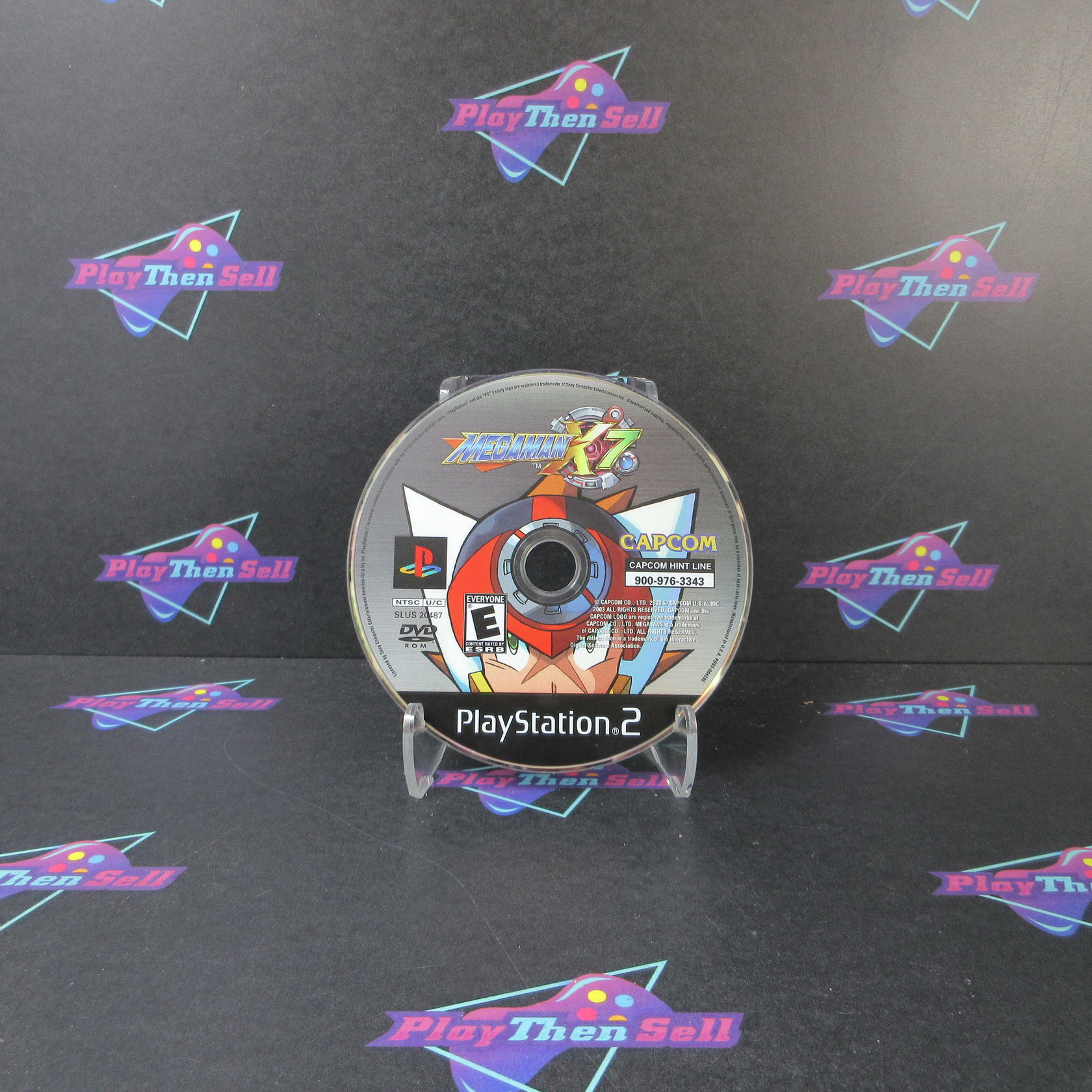 Mega Man X7 PS2 PlayStation 2 Disc Only Authentic / Tested - Very Good