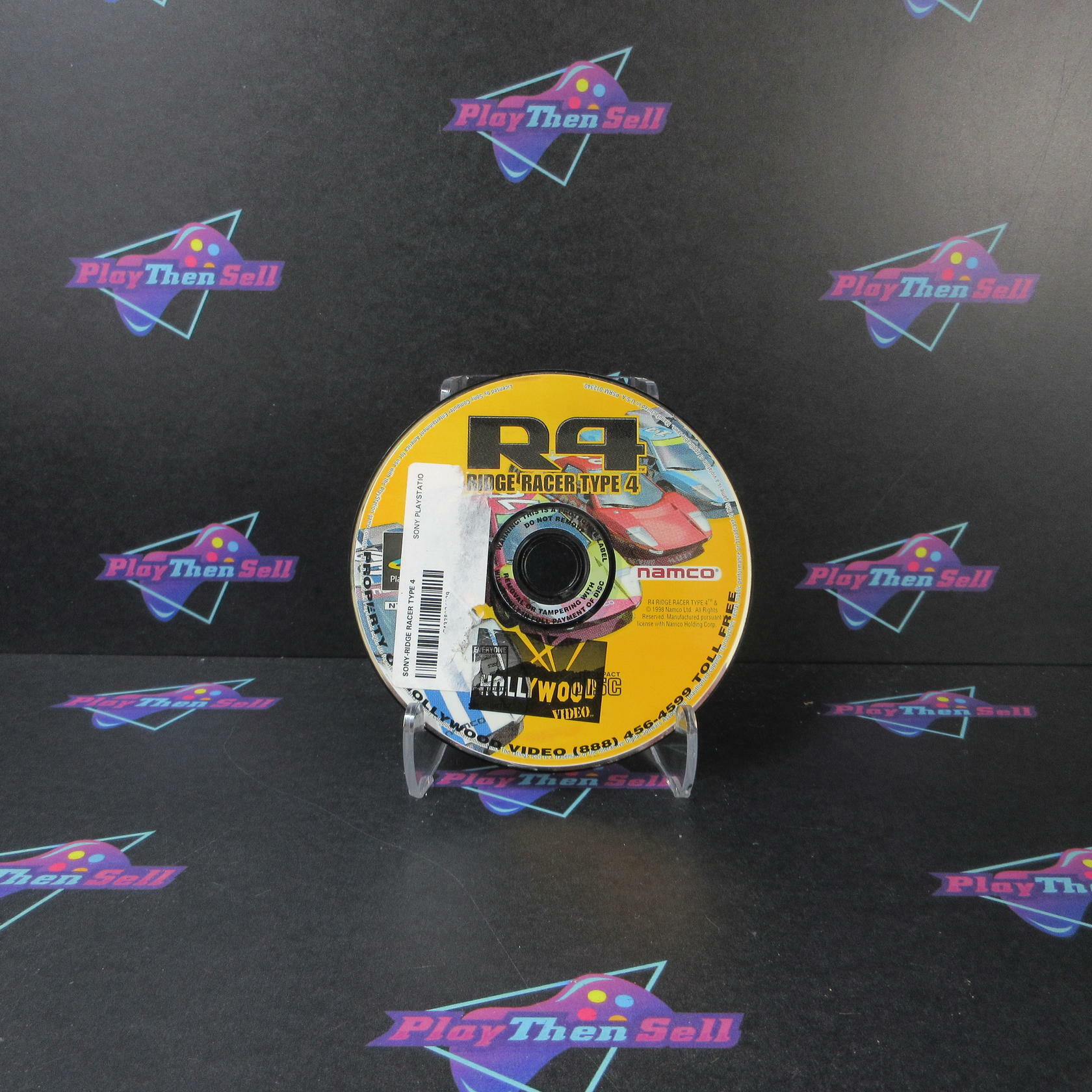 Ridge Racer Type 4 PS1 Playstation DD Disc Only Tested - Very Good