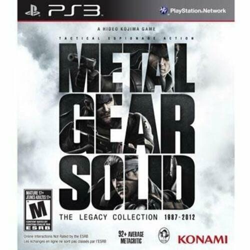 Metal Gear Solid The Legacy Collection PS3 PlayStation 3 - Like New
