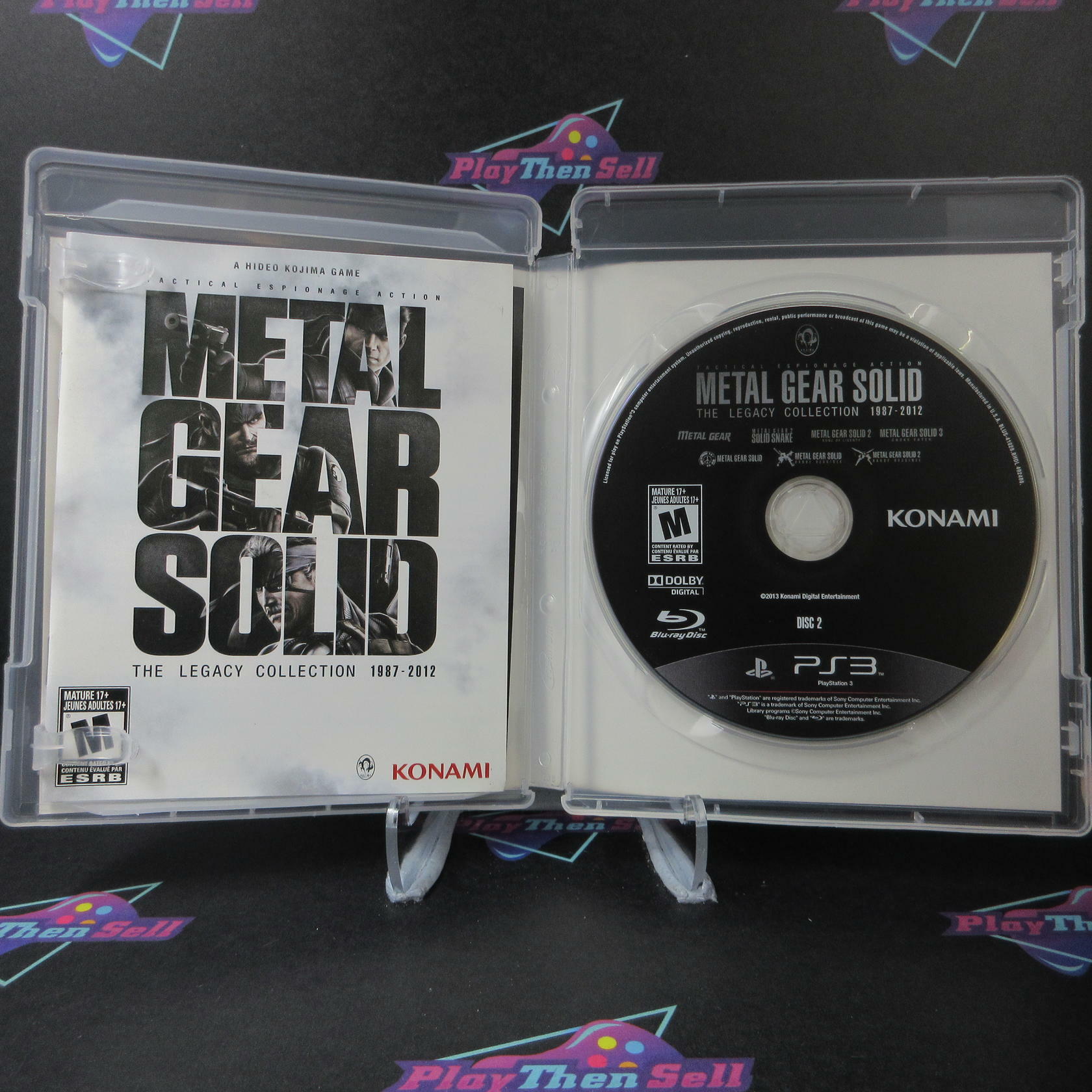 Metal Gear Solid The Legacy Collection PS3 PlayStation 3 - Like New