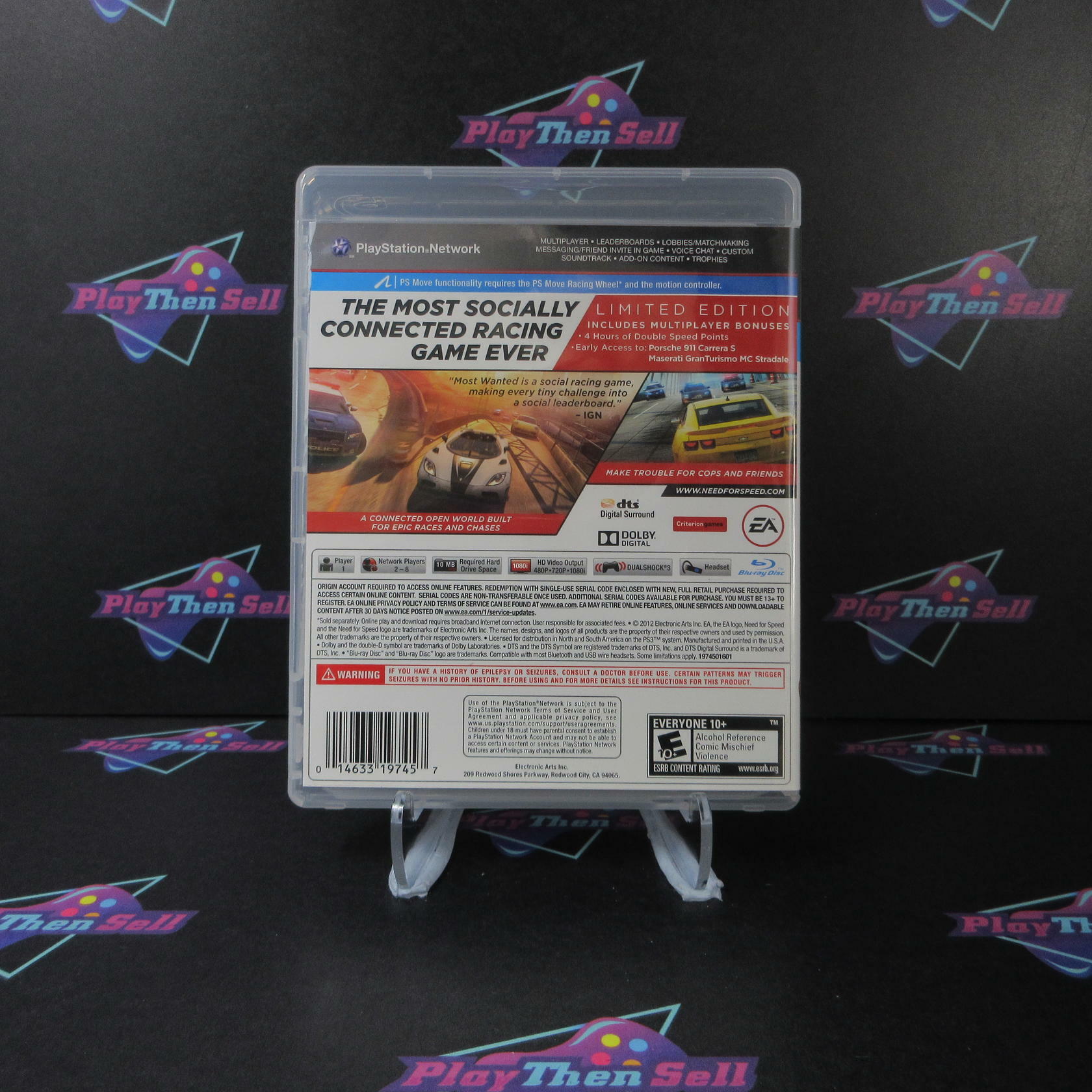 Need for Speed Most Wanted Limited Edition PS3 PlayStation 3 - Like New