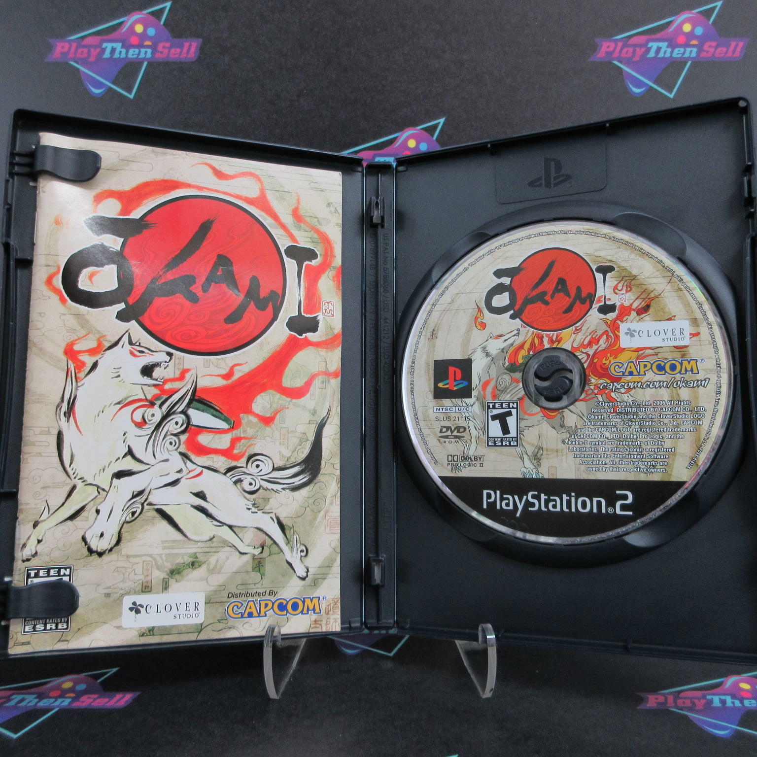 Okami PS2 PlayStation 2 - Like New