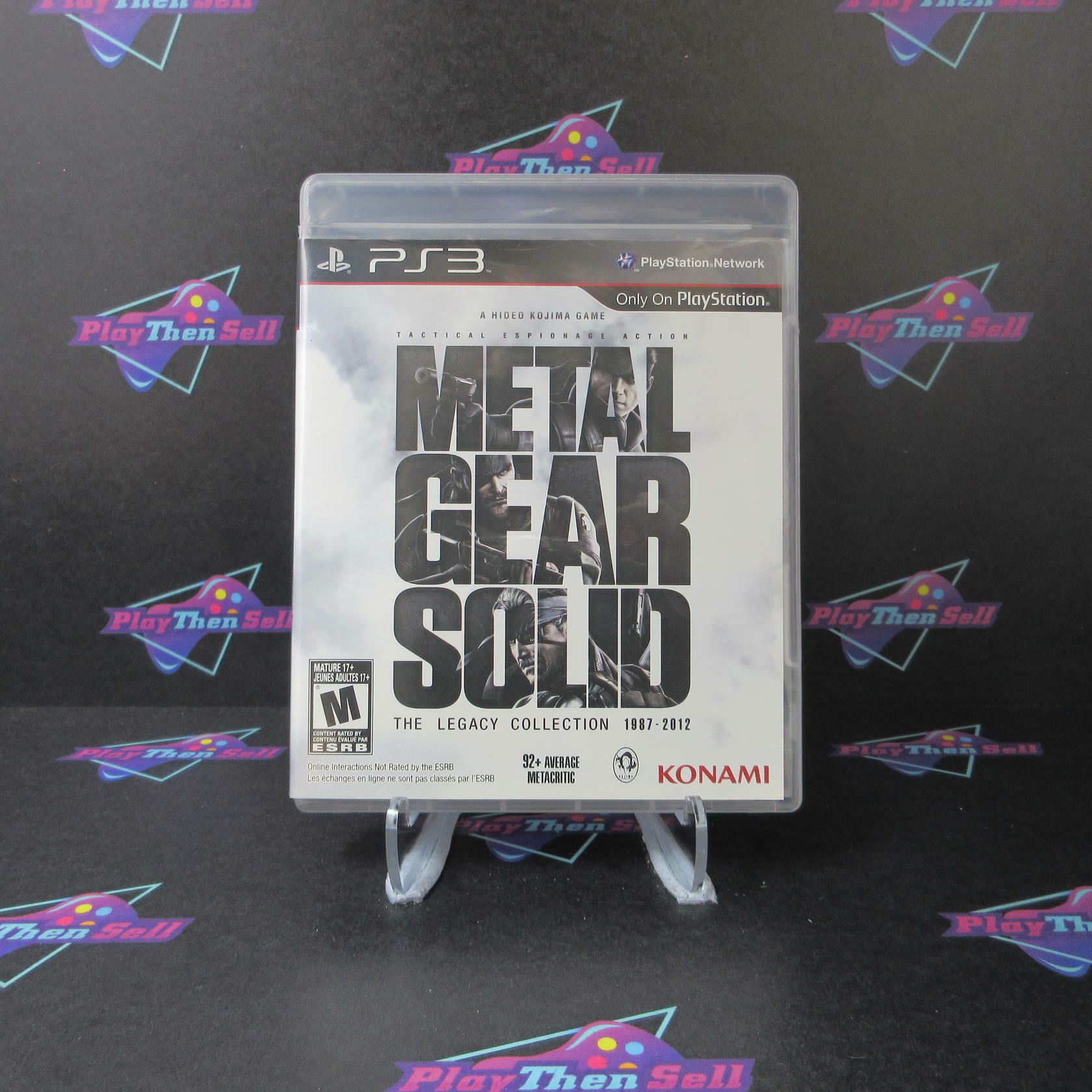 Metal Gear Solid The Legacy Collection PS3 PlayStation 3 - Like New