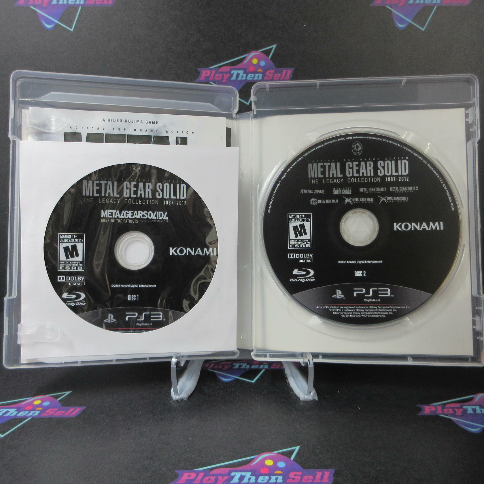 Metal Gear Solid The Legacy Collection PS3 PlayStation 3 - Like New