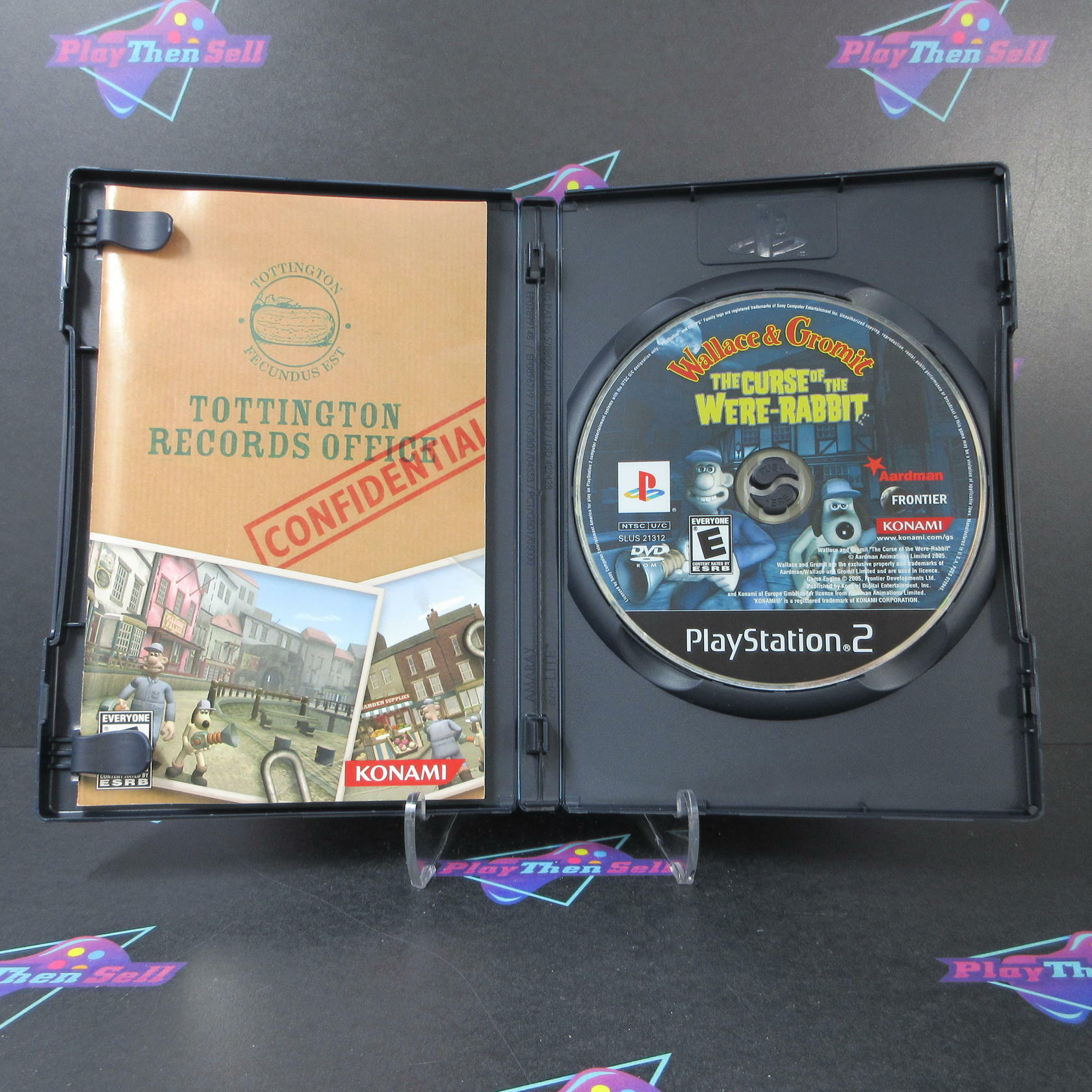 Wallace And Gromit The Curse of the Were-Rabbit PS2 PlayStation 2 - Like New