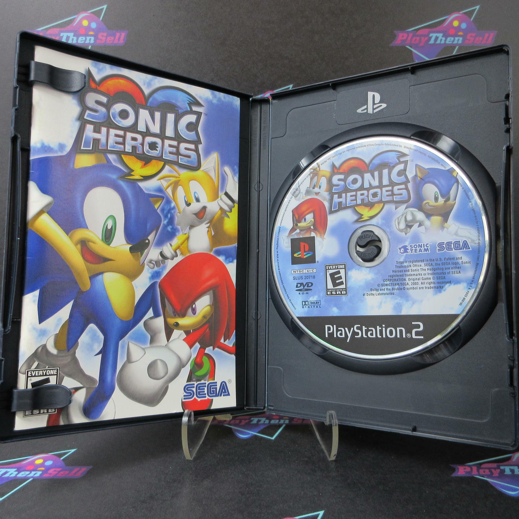 Sonic Heroes PS2 PlayStation 2 - Like New