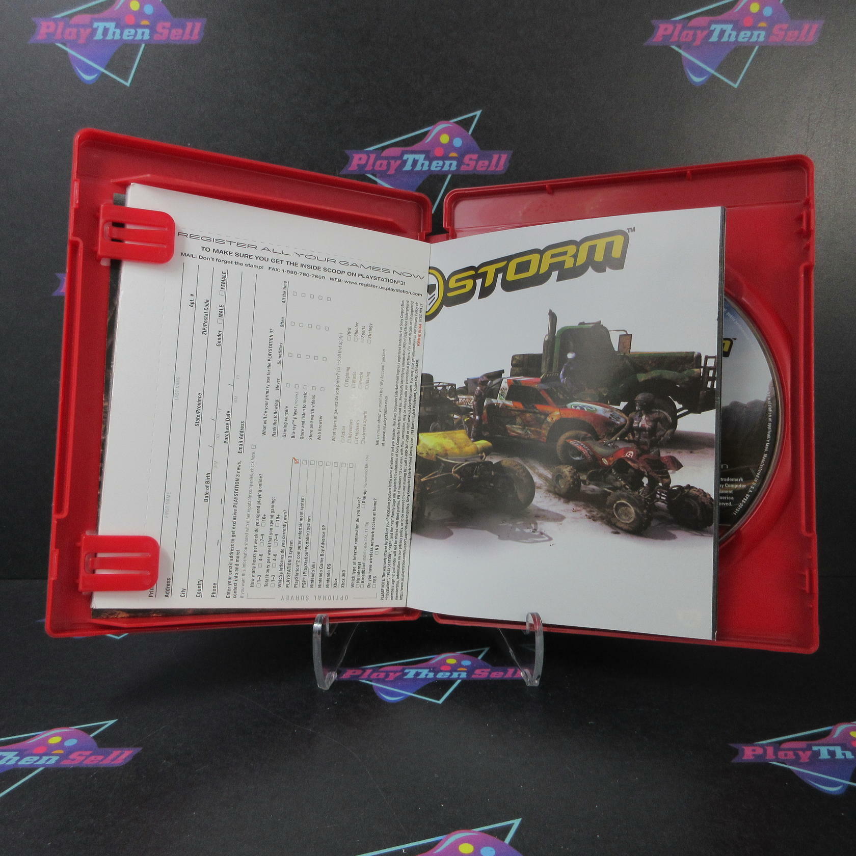 MotorStorm Motor Storm PS3 PlayStation 3 GH + Reg Card - Like New