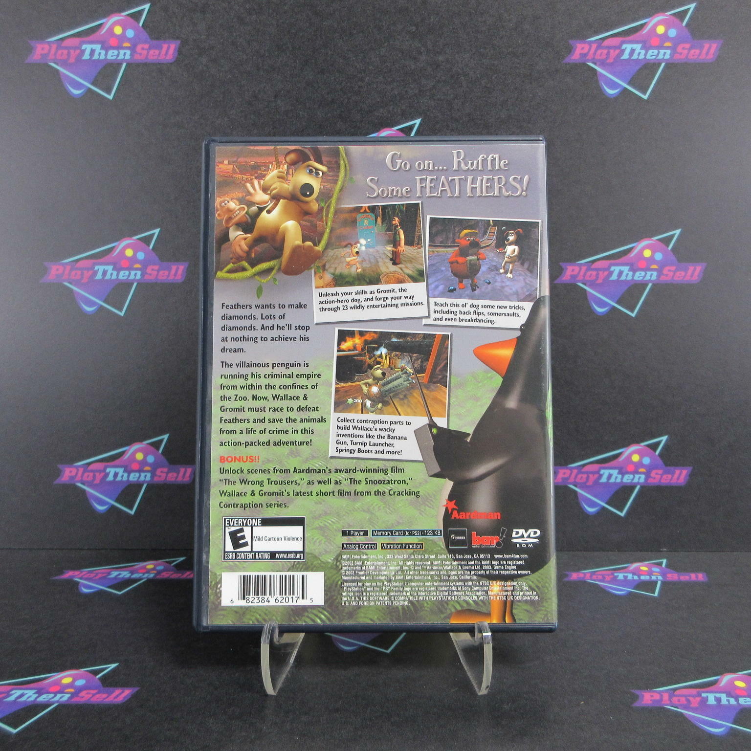 Wallace and Gromit in Project Zoo PS2 PlayStation 2 - Like New