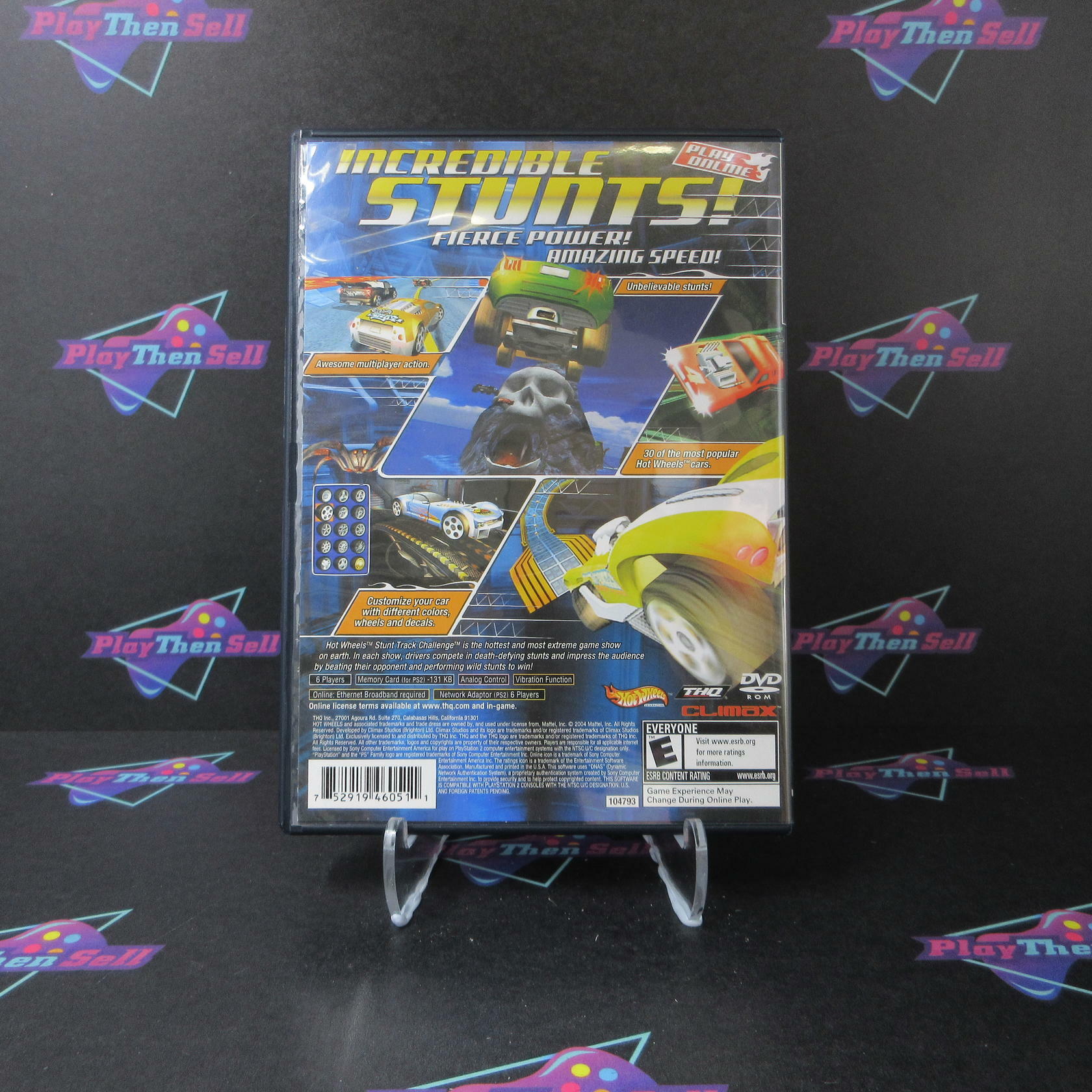 Hot Wheels Stunt Track Challenge PS2 PlayStation 2 - Very Good