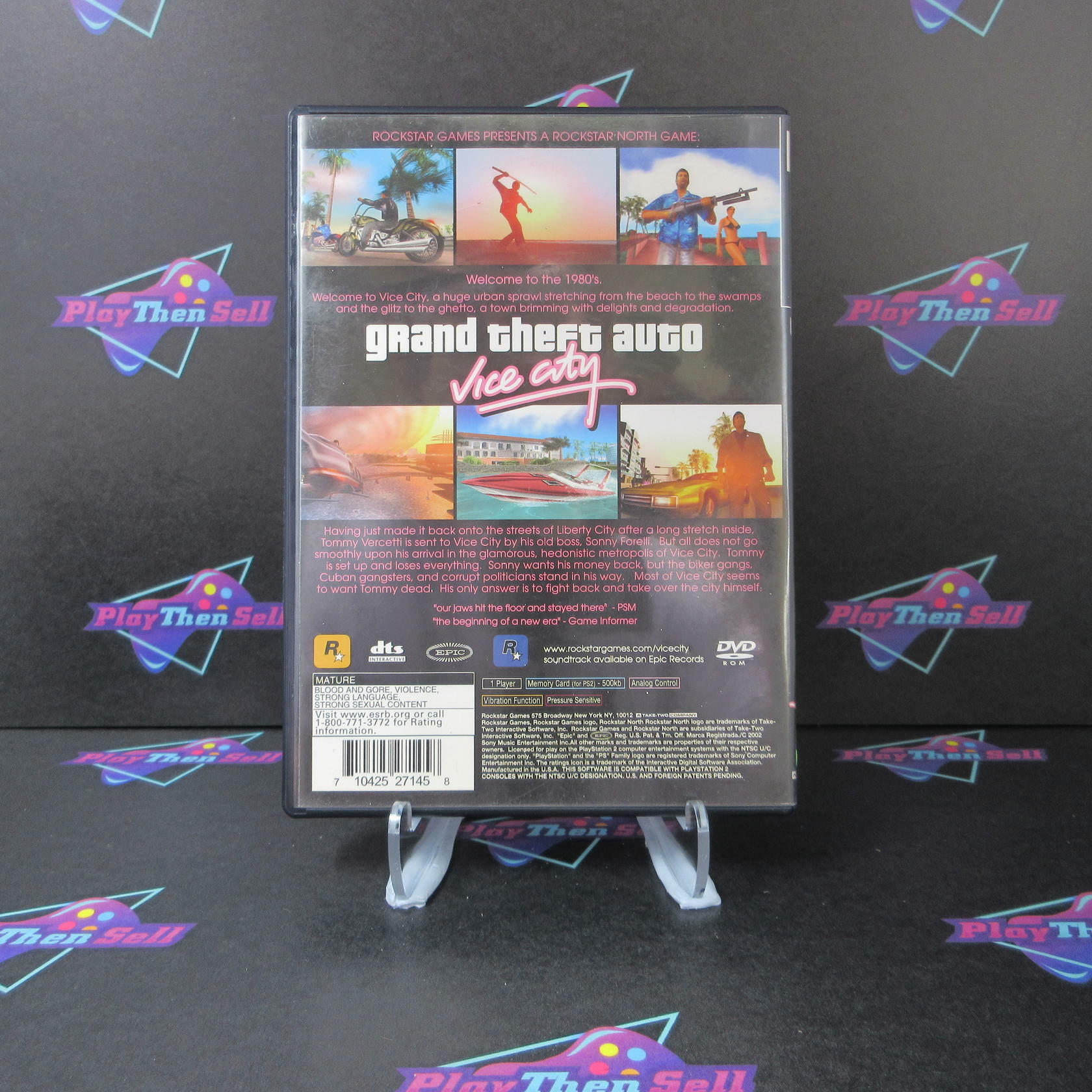 Grand Theft Auto Vice City PS2 PlayStation 2 - Very Good