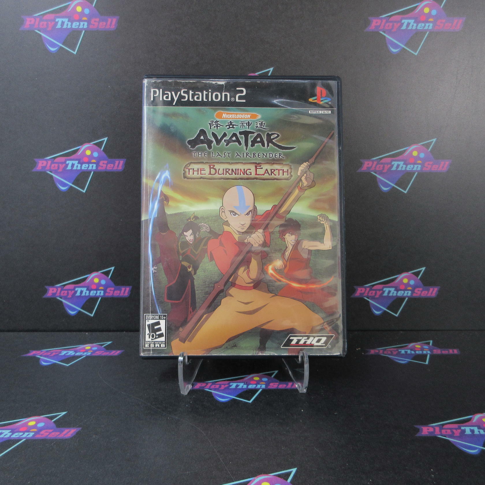 Avatar The Burning Earth Rental Art PS2 PlayStation 2 AD/DD/NM - Very Good