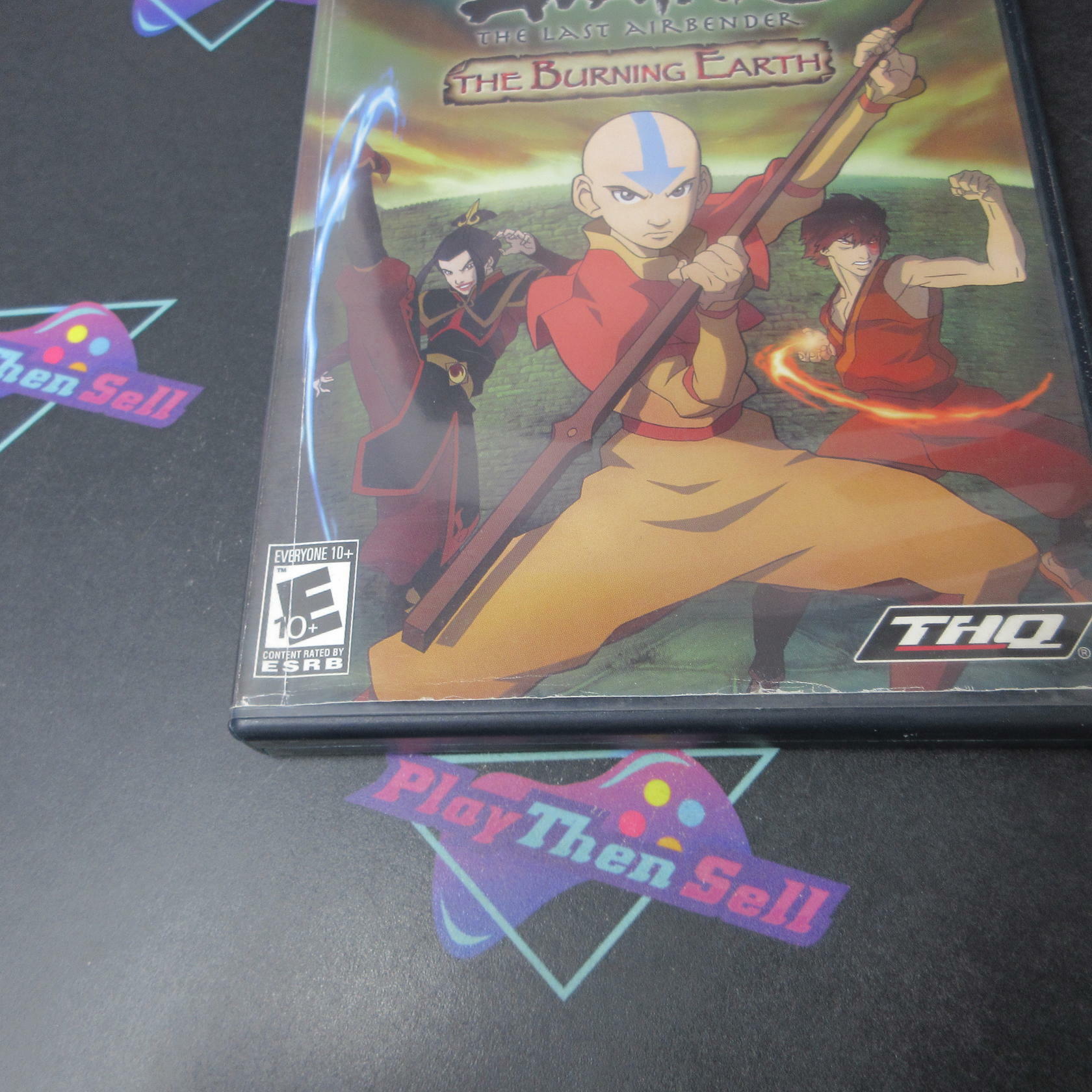 Avatar The Burning Earth Rental Art PS2 PlayStation 2 AD/DD/NM - Very Good