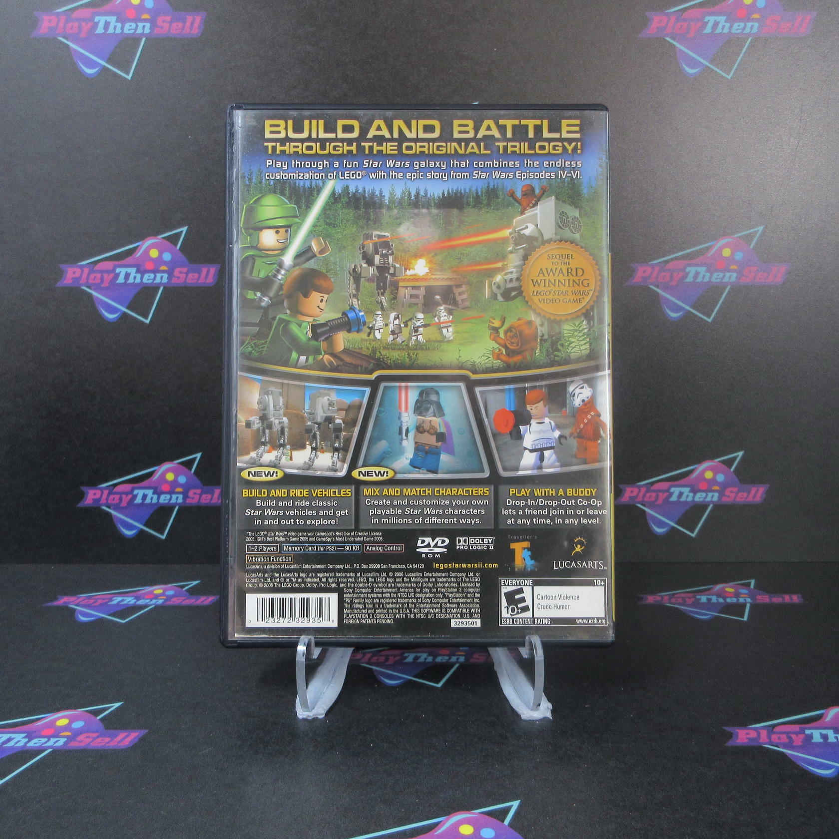 Lego Star Wars II The Original Trilogy PS2 PlayStation 2 AD/NM - Very Good