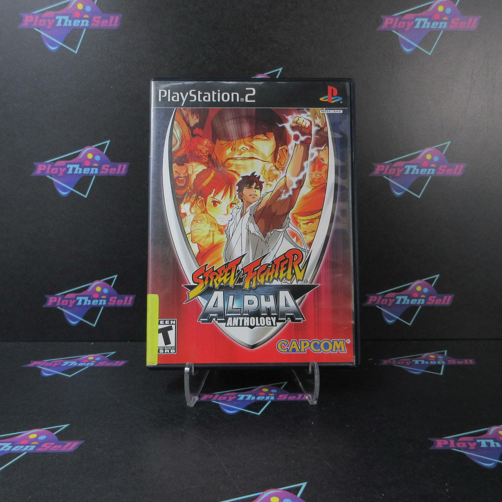 Street Fighter Alpha Anthology PS2 PlayStation 2 AD Complete CIB - Very Good