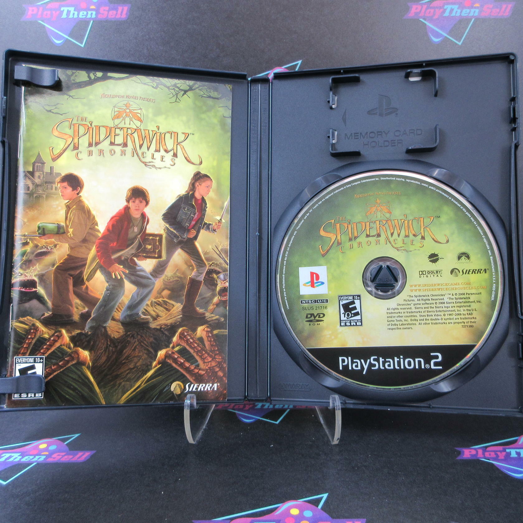 The Spiderwick Chronicles PS2 PlayStation 2 AD Complete CIB - Very Good