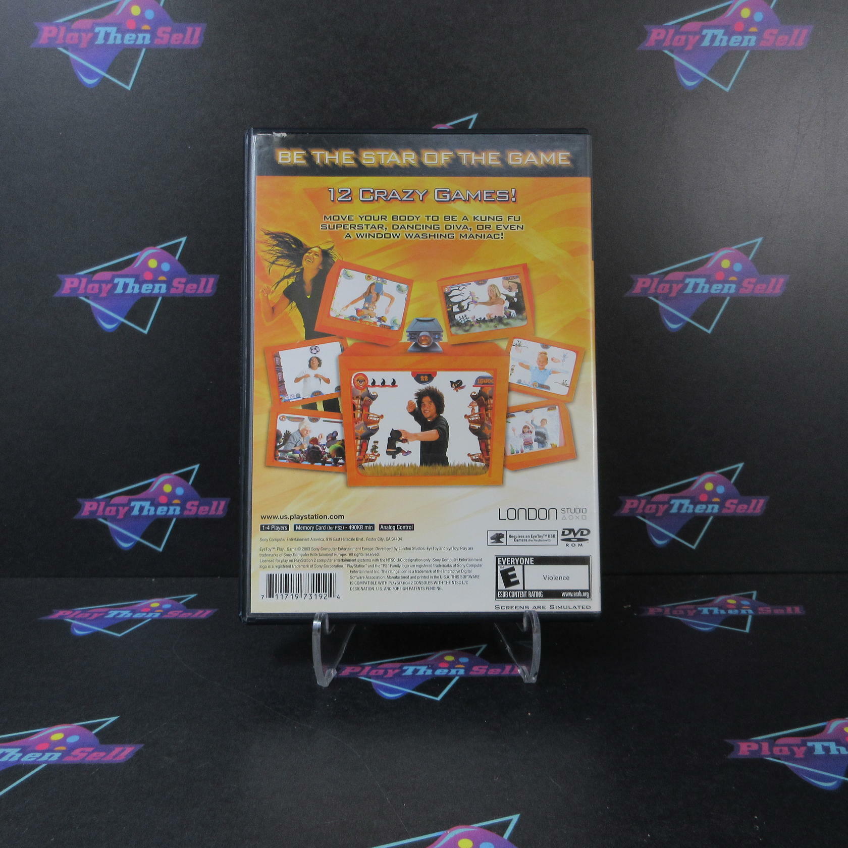 Eye Toy PS2 PlayStation 2 AD/NM - Very Good