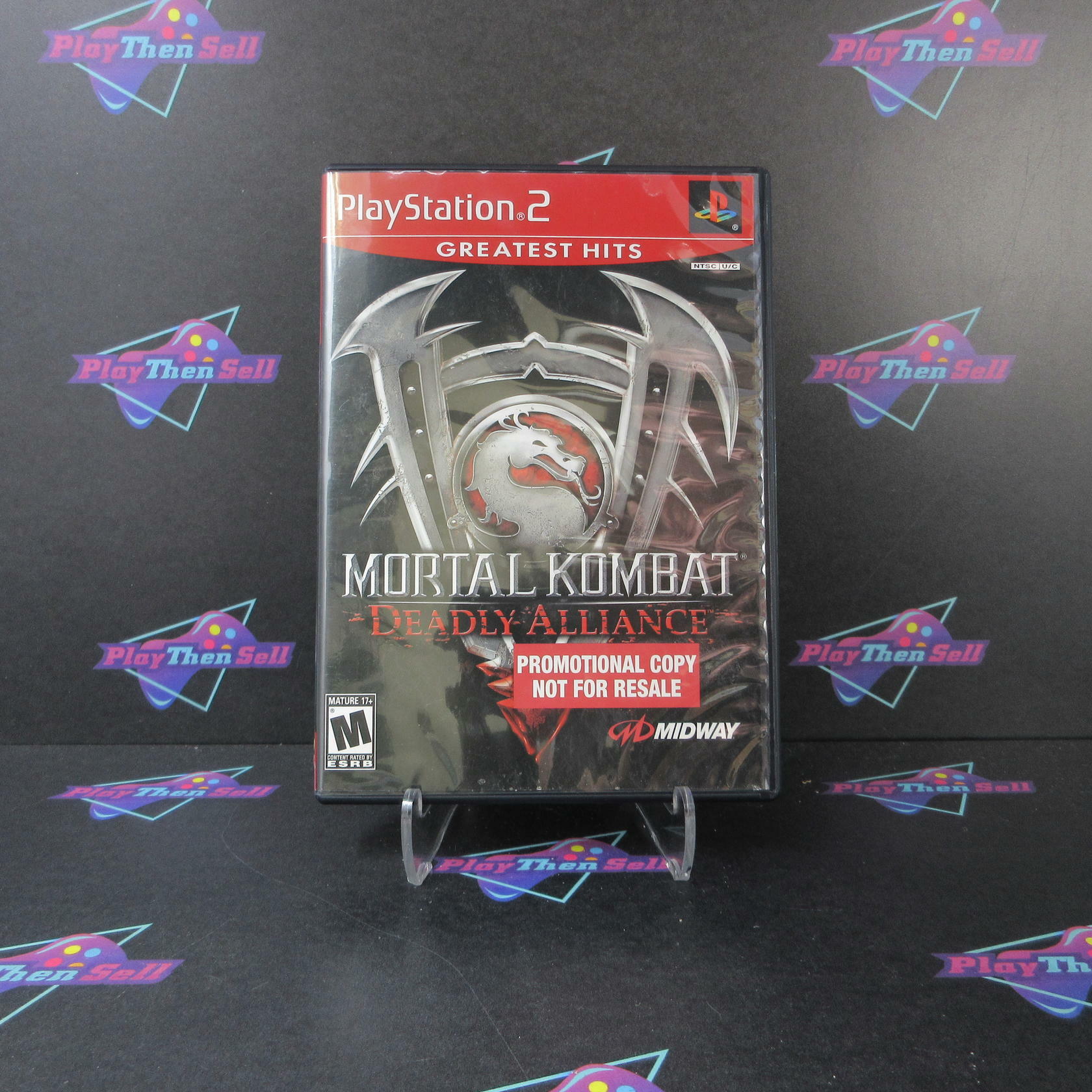 Mortal Kombat Deadly Alliance GH Promotional Copy + Reg Card  PS2 MD Complete - Very Good