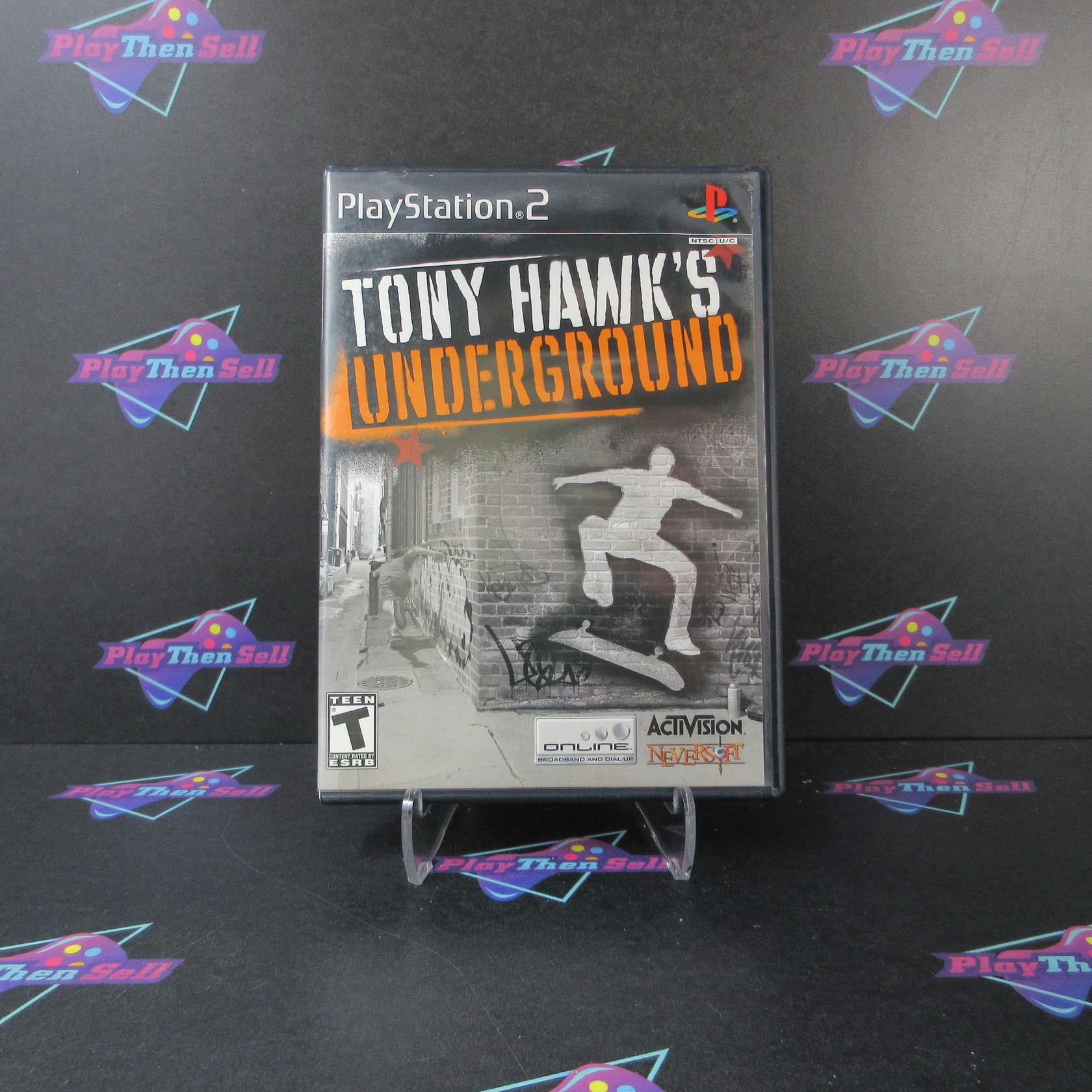 Tony Hawk's Underground PS2 PlayStation 2 AD/MD Complete CIB - Very Good