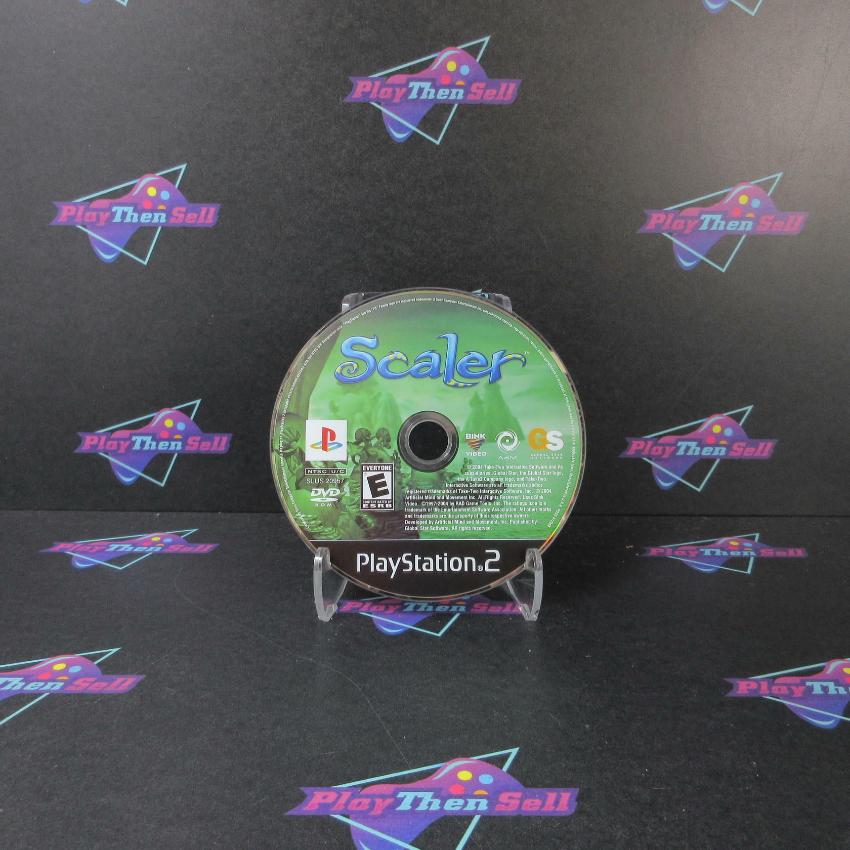 Scaler PS2 PlayStation 2 Disc Only Authentic / Tested - Very Good