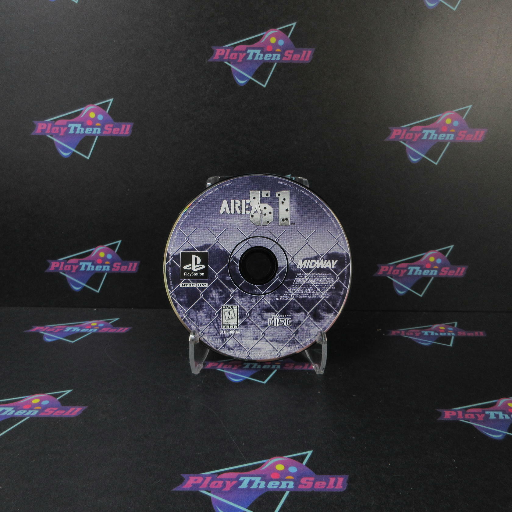 Area 51 PS1 PlayStation 1 Disc Only Authentic / Tested - Very Good