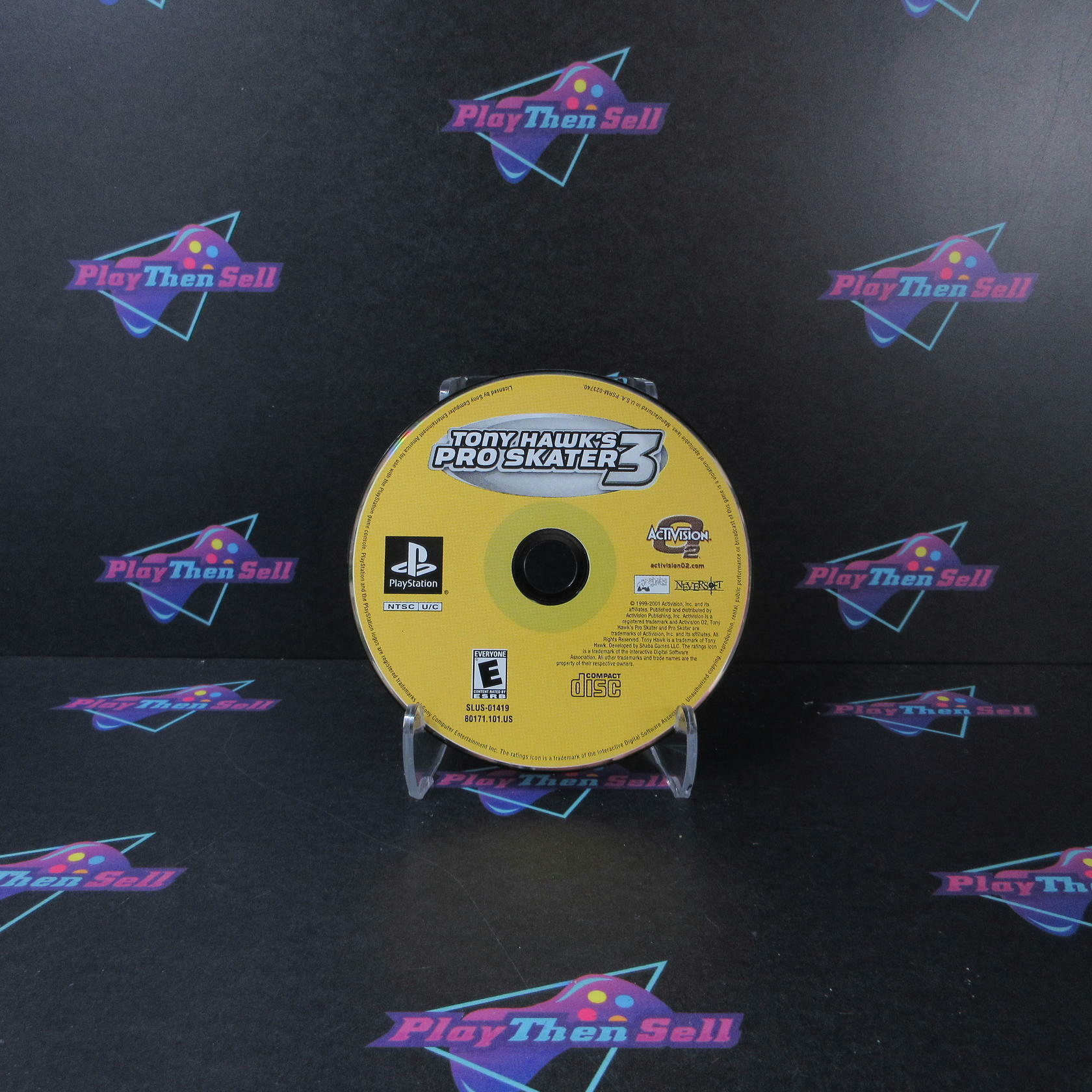 Tony Hawk's Pro Skater 3 PS1 PlayStation 1 Disc Only Authentic / Tested - Very Good