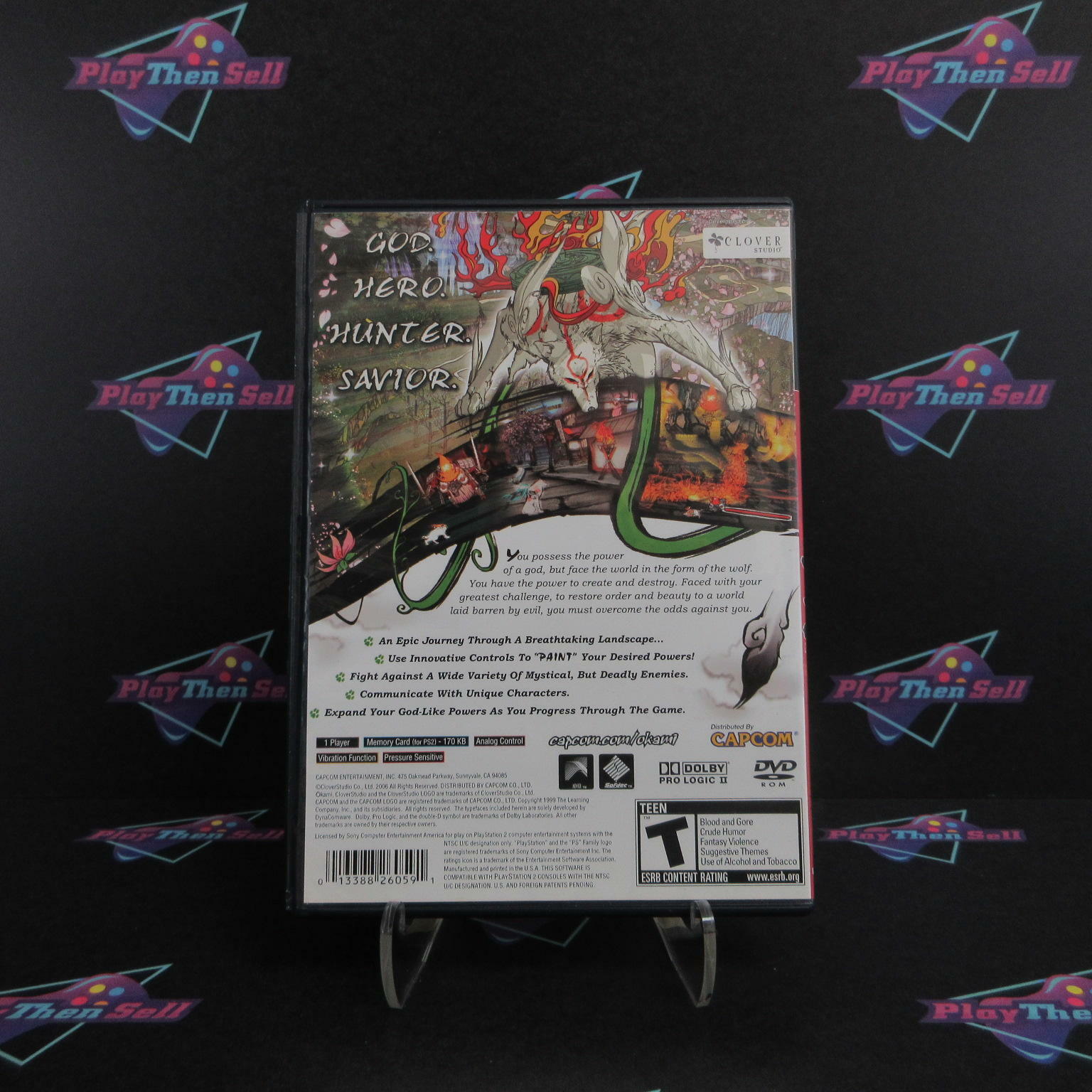 Okami PS2 PlayStation 2 - Like New