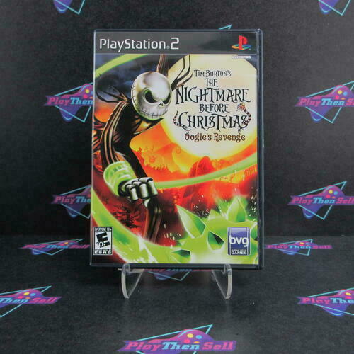 The Nightmare Before Christmas Oogies Revenge PS2 PlayStation 2 - Like New