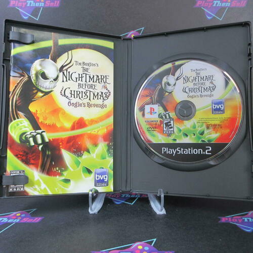 The Nightmare Before Christmas Oogies Revenge PS2 PlayStation 2 - Like New