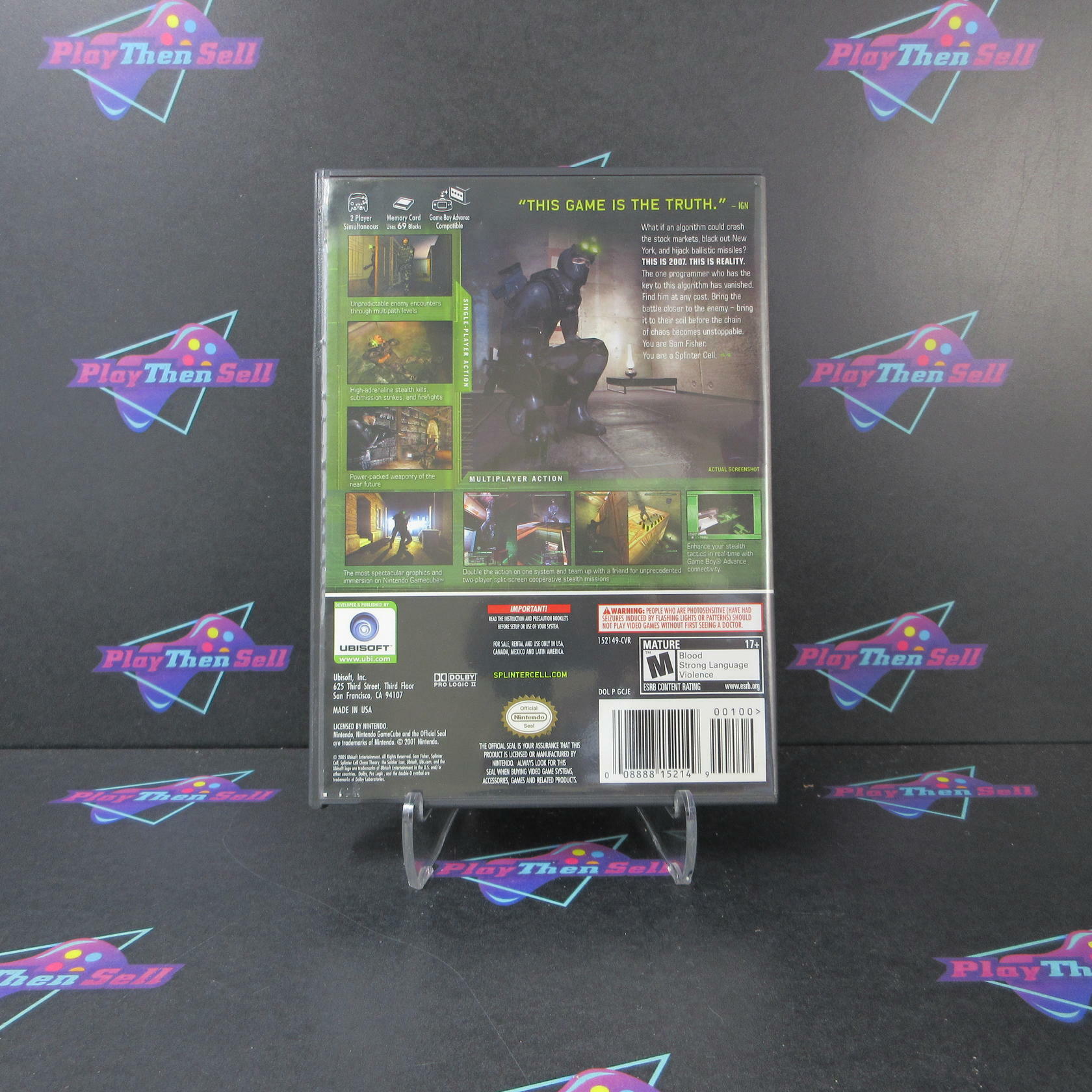 Tom Clancy's Splinter Cell Chaos Theory Nintendo Gamecube - Very Good