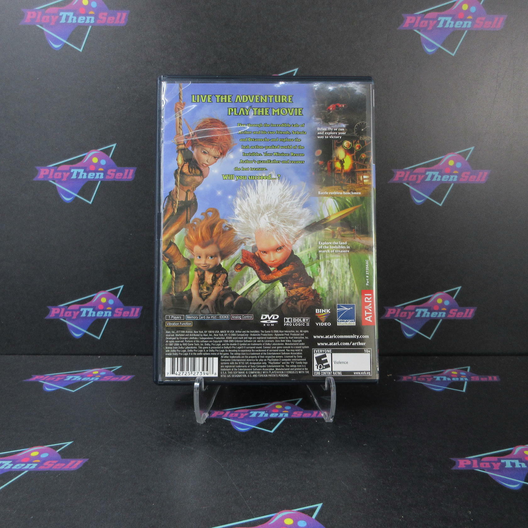 Arthur and the invisibles PS2 PlayStation 2 - Like New