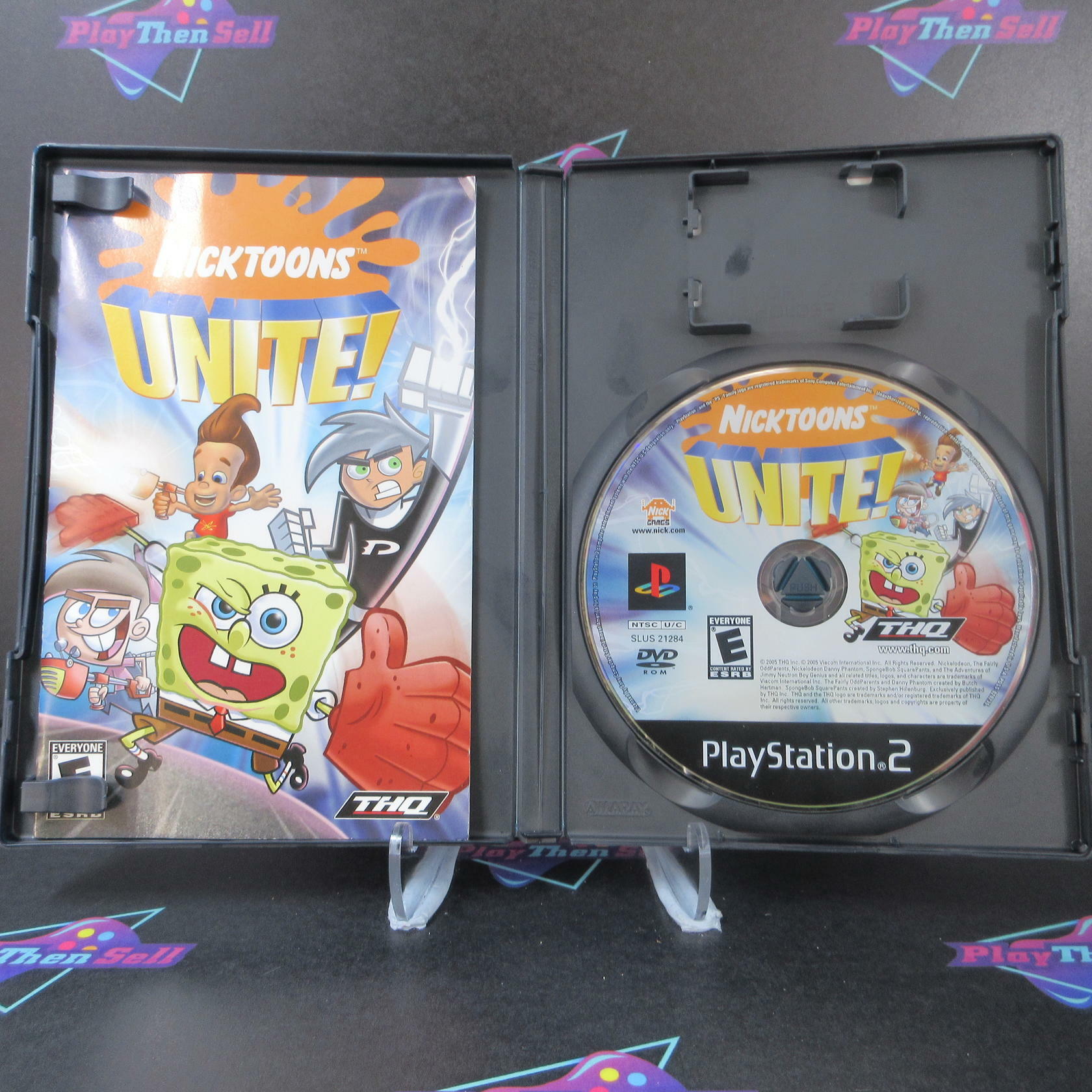 Nicktoons Unite PS2 PlayStation 2 AD Complete CIB - Very Good