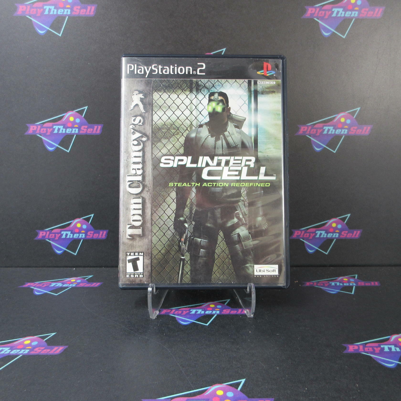Tom Clancy's Splinter Cell + Reg PS2 PlayStation 2 AD/MD Complete CIB - Very Good