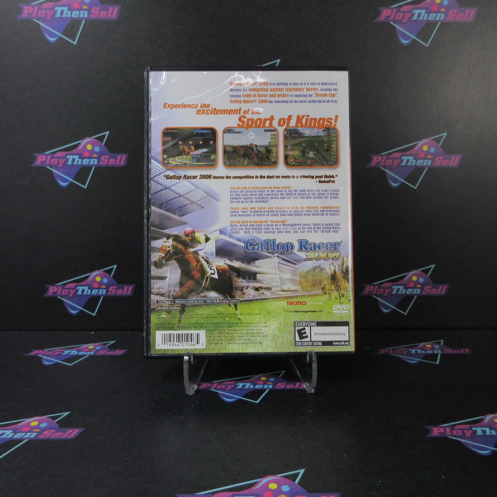 Gallop Racer 2006 PS2 PlayStation 2 MD Complete CIB - Very Good