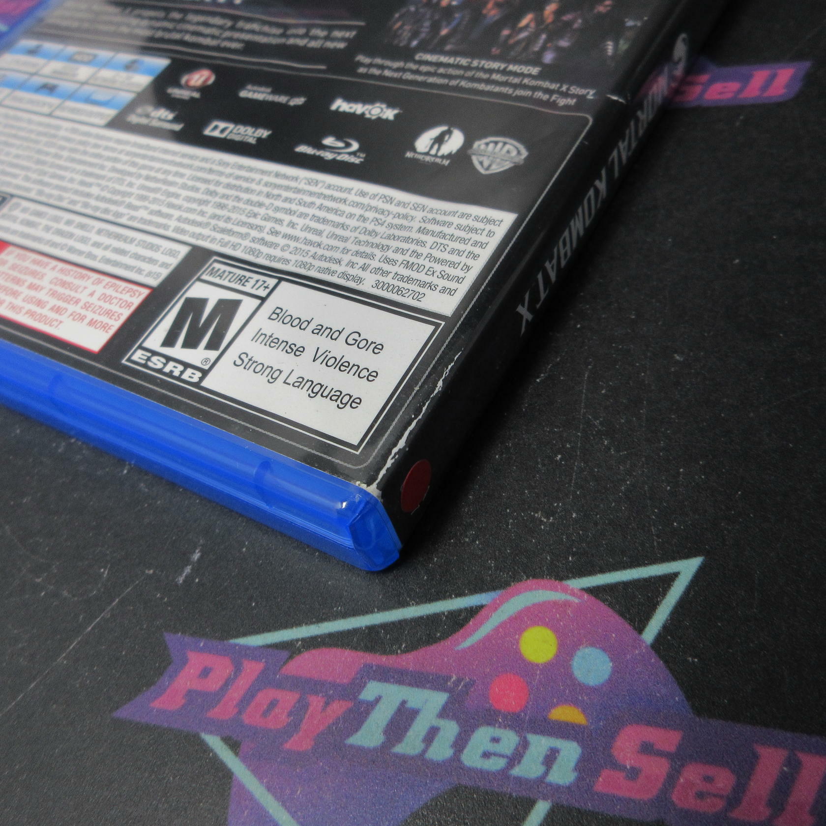 Mortal Kombat X PS4 PlayStation 4 AD/DD - Very Good