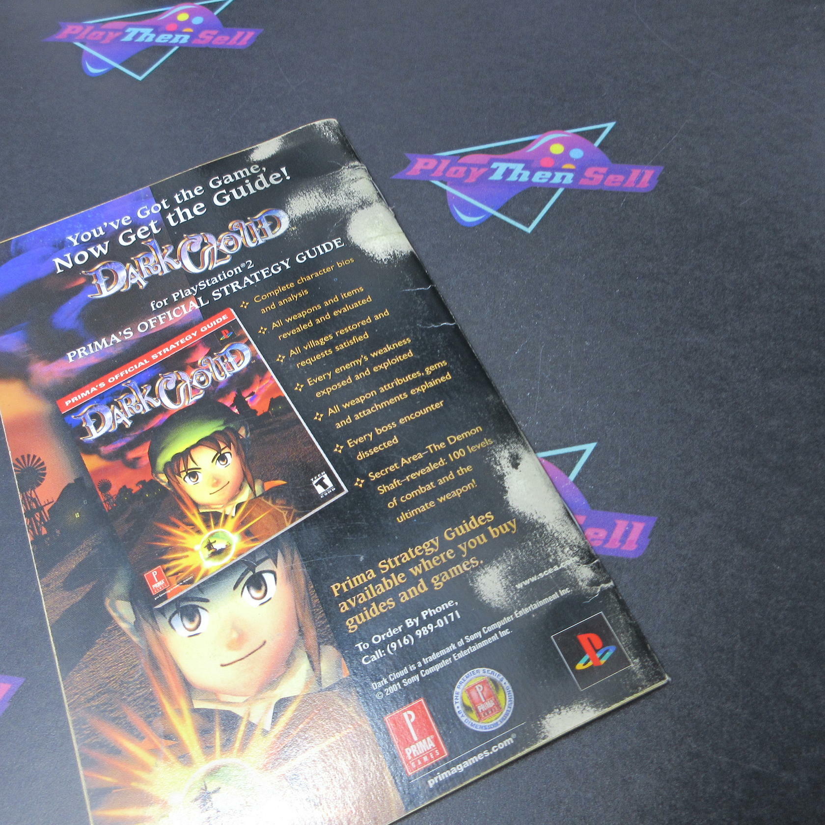 Dark Cloud GH PS2 PlayStation 2 MD Complete CIB - Very Good