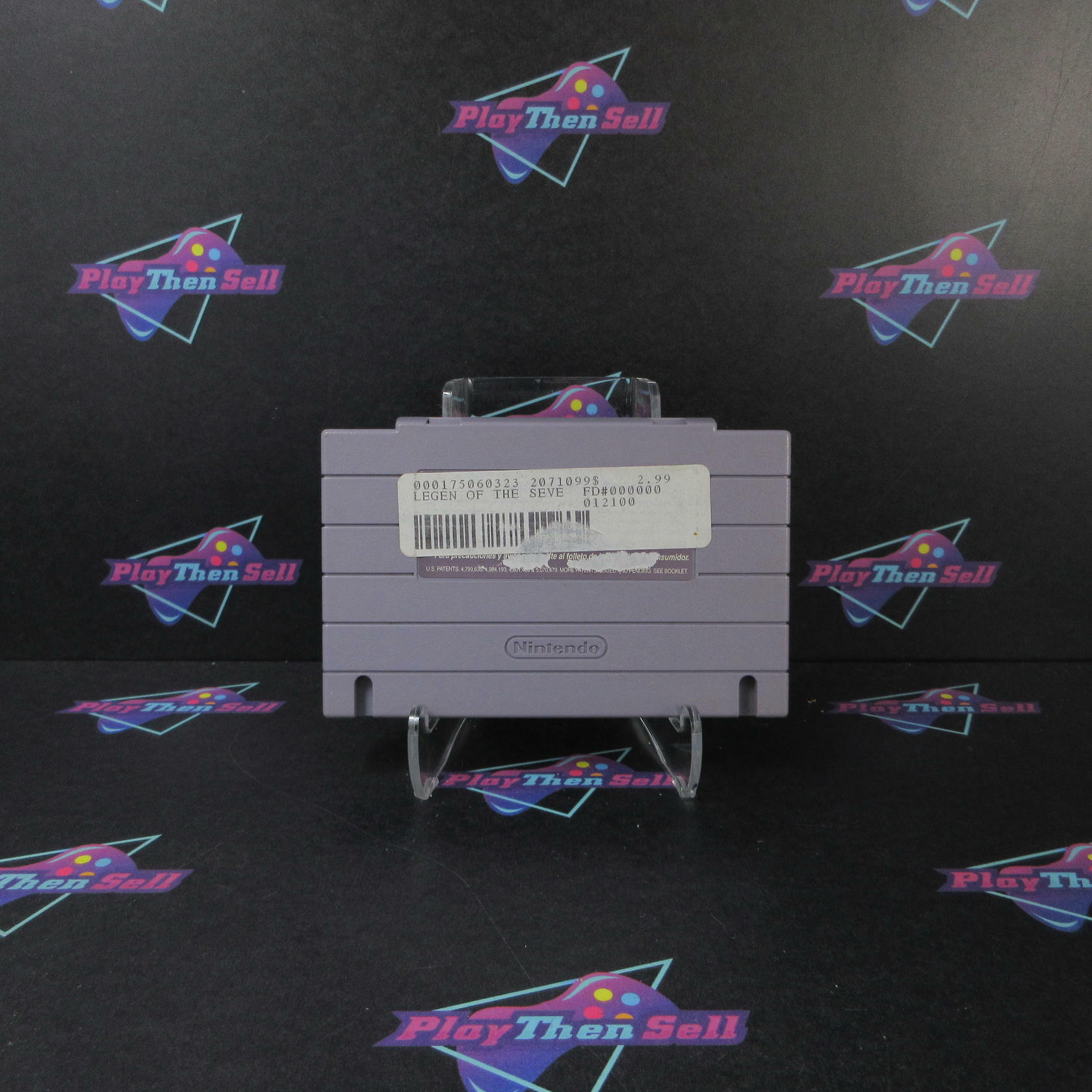 Super Mario RPG Legend of the Seven Stars Nintendo SNES Cartridge Only AD Tested - Very Good