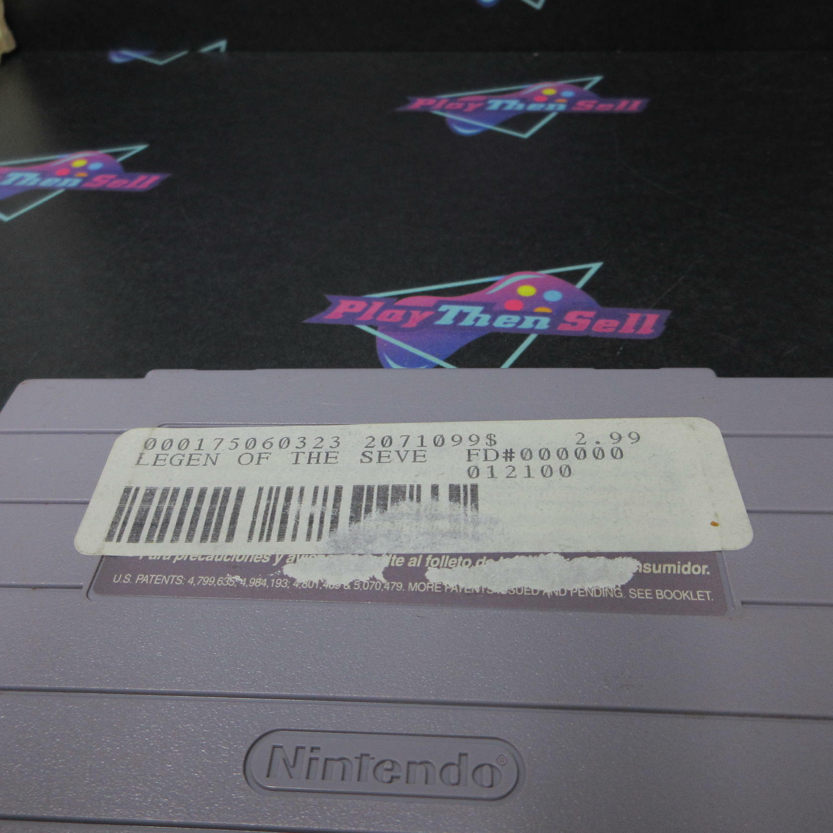 Super Mario RPG Legend of the Seven Stars Nintendo SNES Cartridge Only AD Tested - Very Good