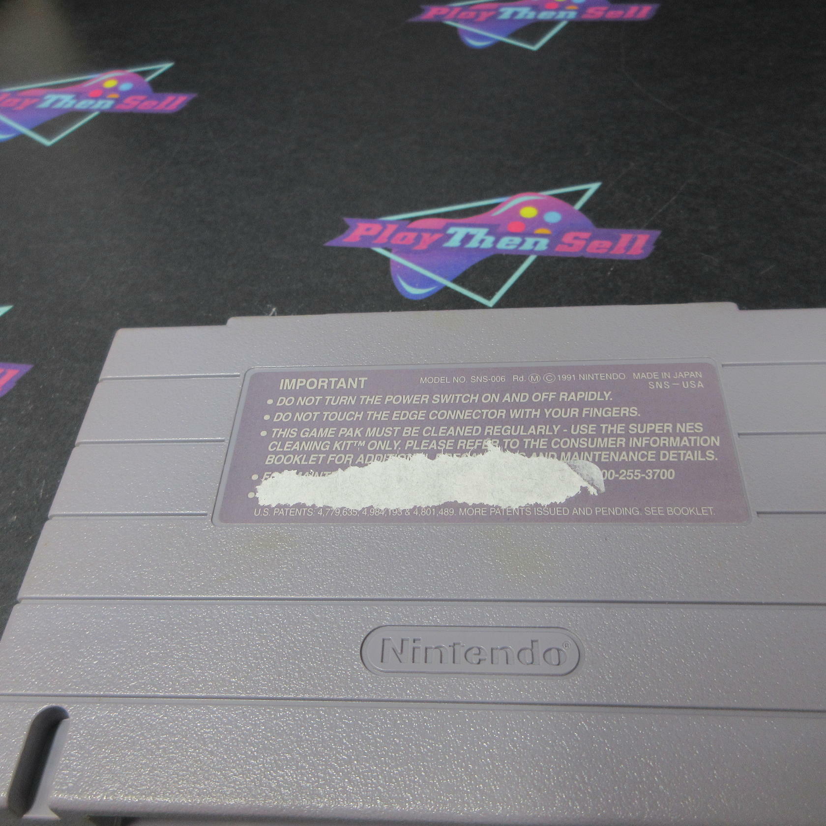 Bill Laimbeer Combat Basketball Nintendo SNES Cart Only AD Authentic / Tested - Very Good